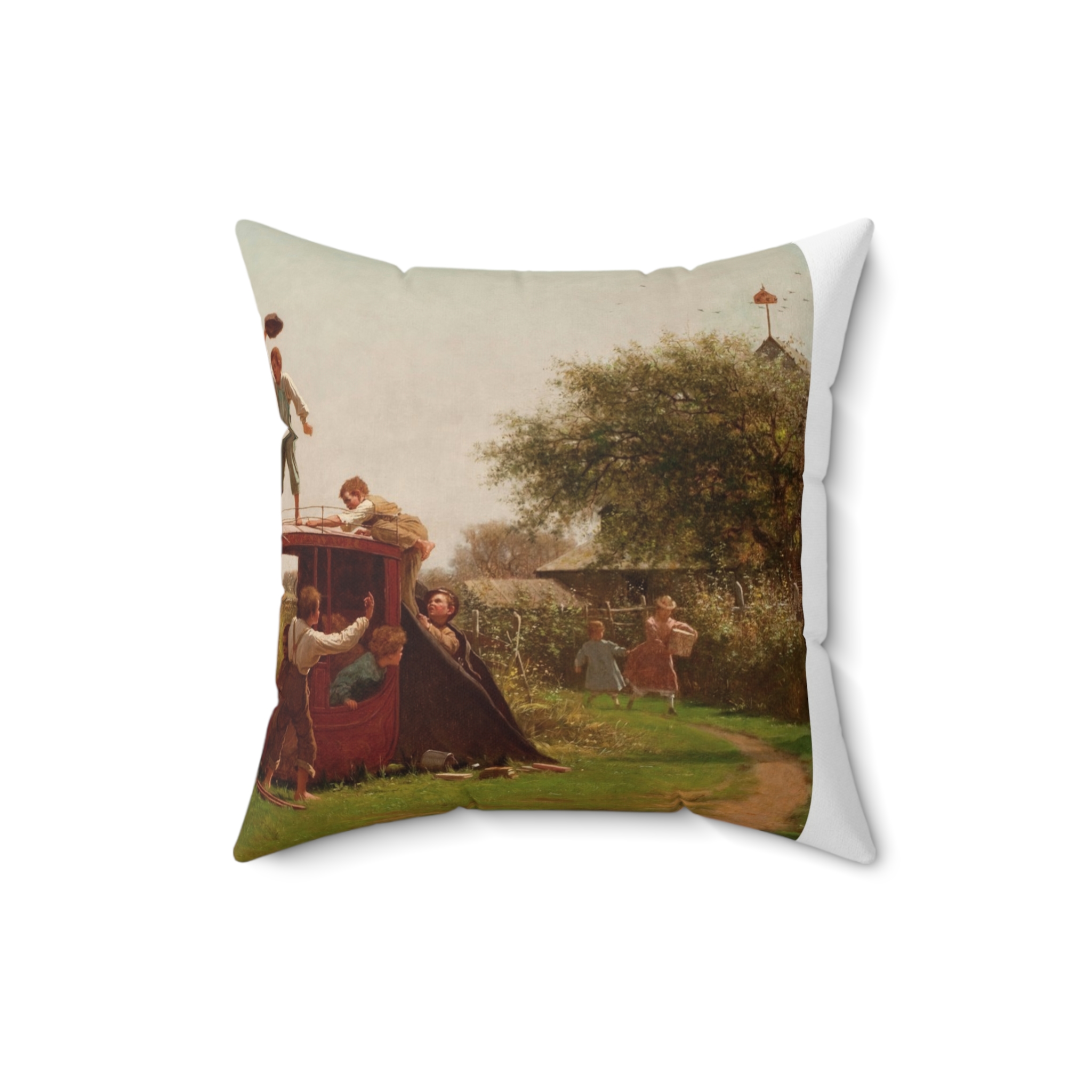 eastman johnson – the old stagecoach %281871%29 eastman johnson – the old stagecoach %281871%29
