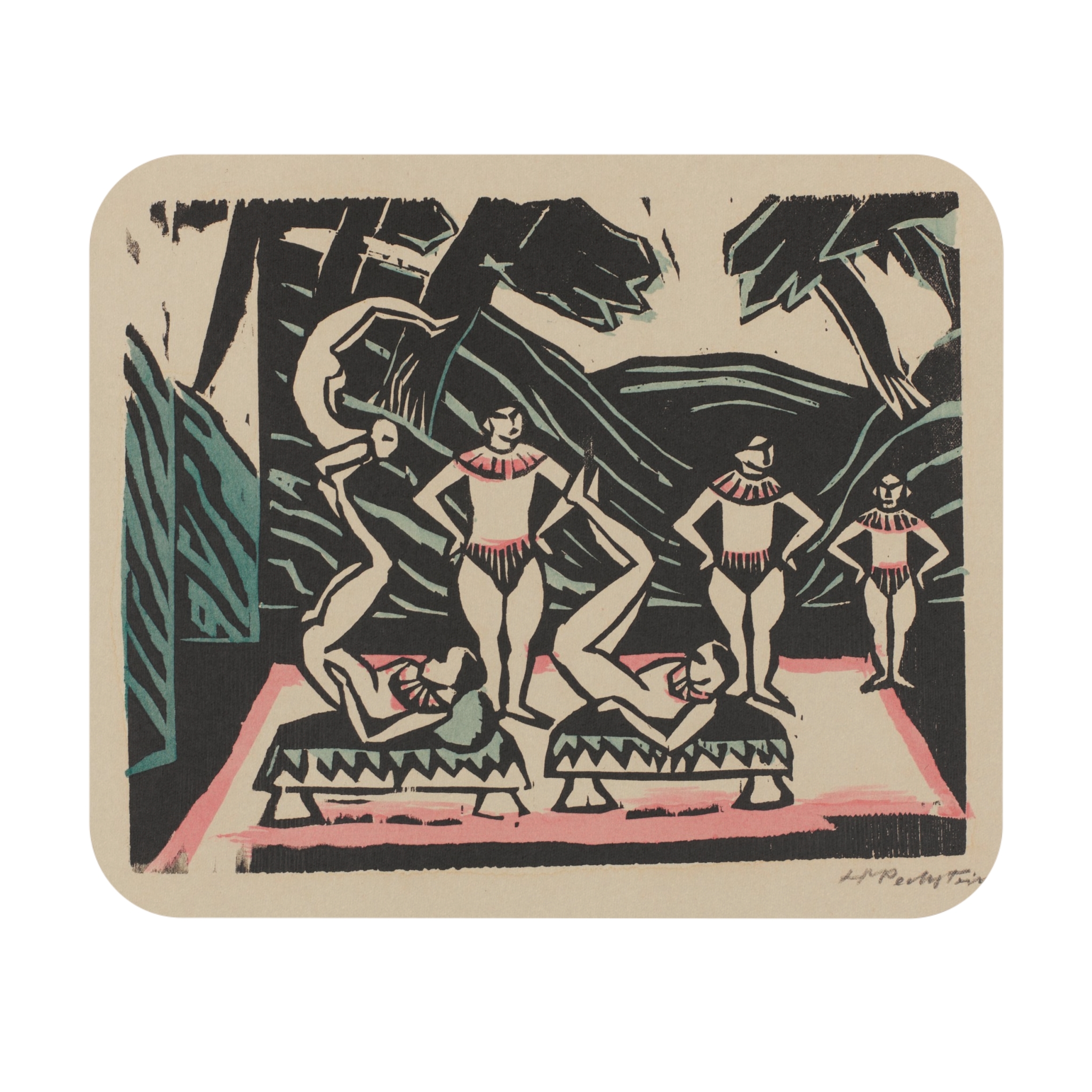 Max Pechstein – Akrobaten III | Art Mousepad