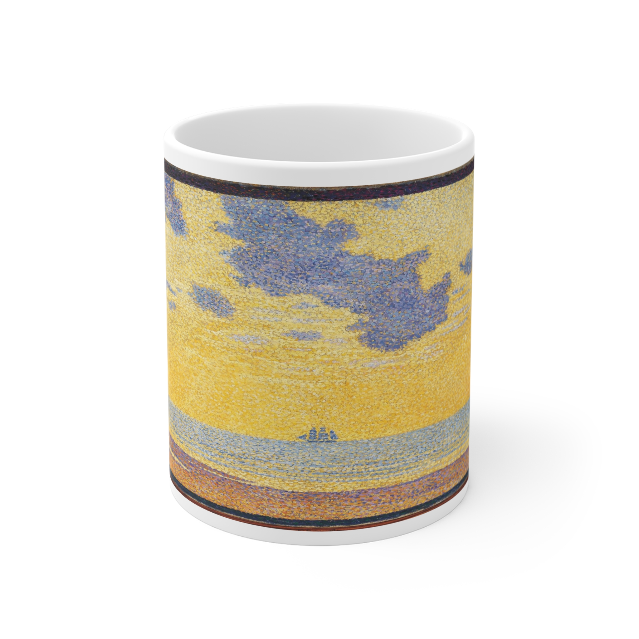 th%c3%a9o van rysselberghe – gros nuages – 1893