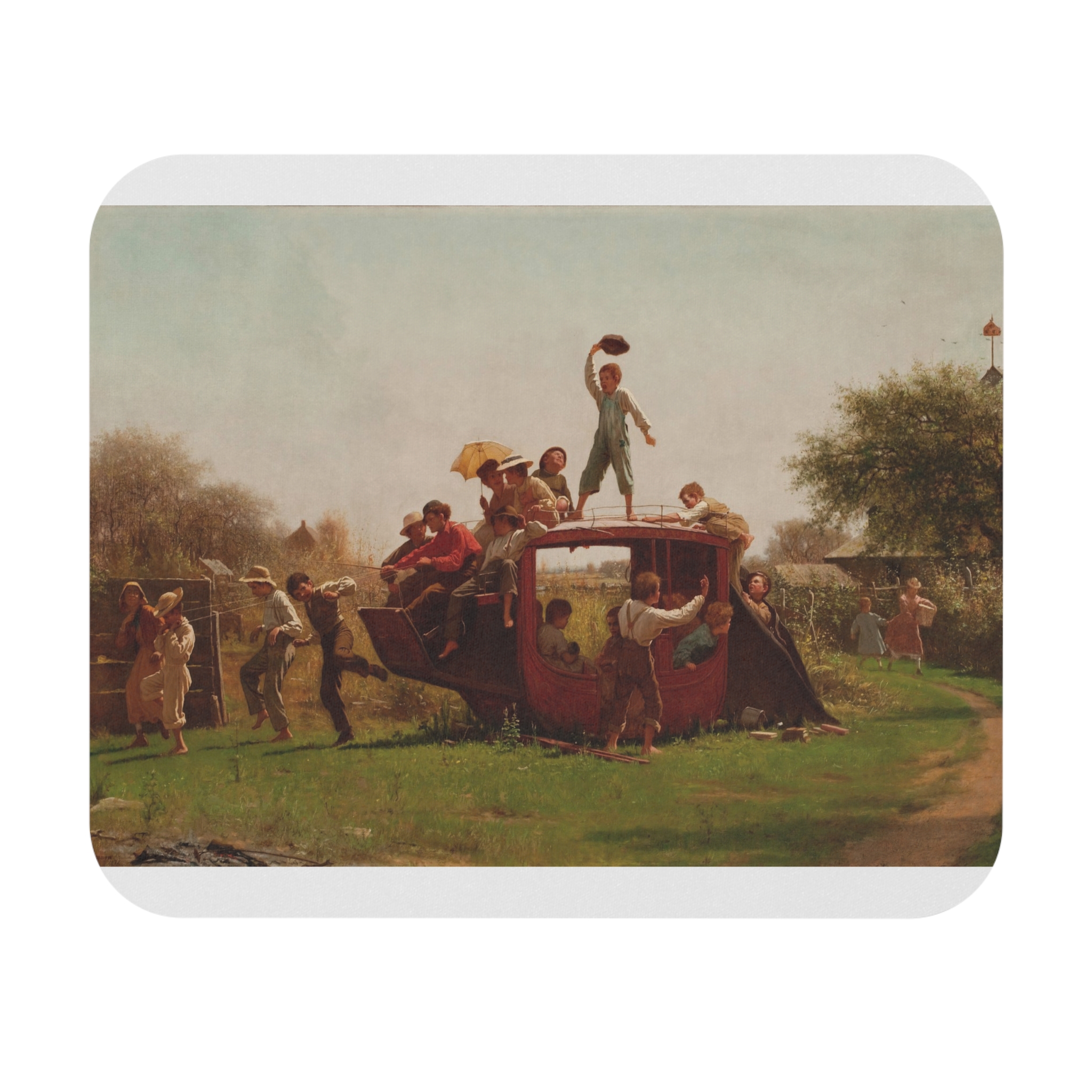eastman johnson – the old stagecoach %281871%29