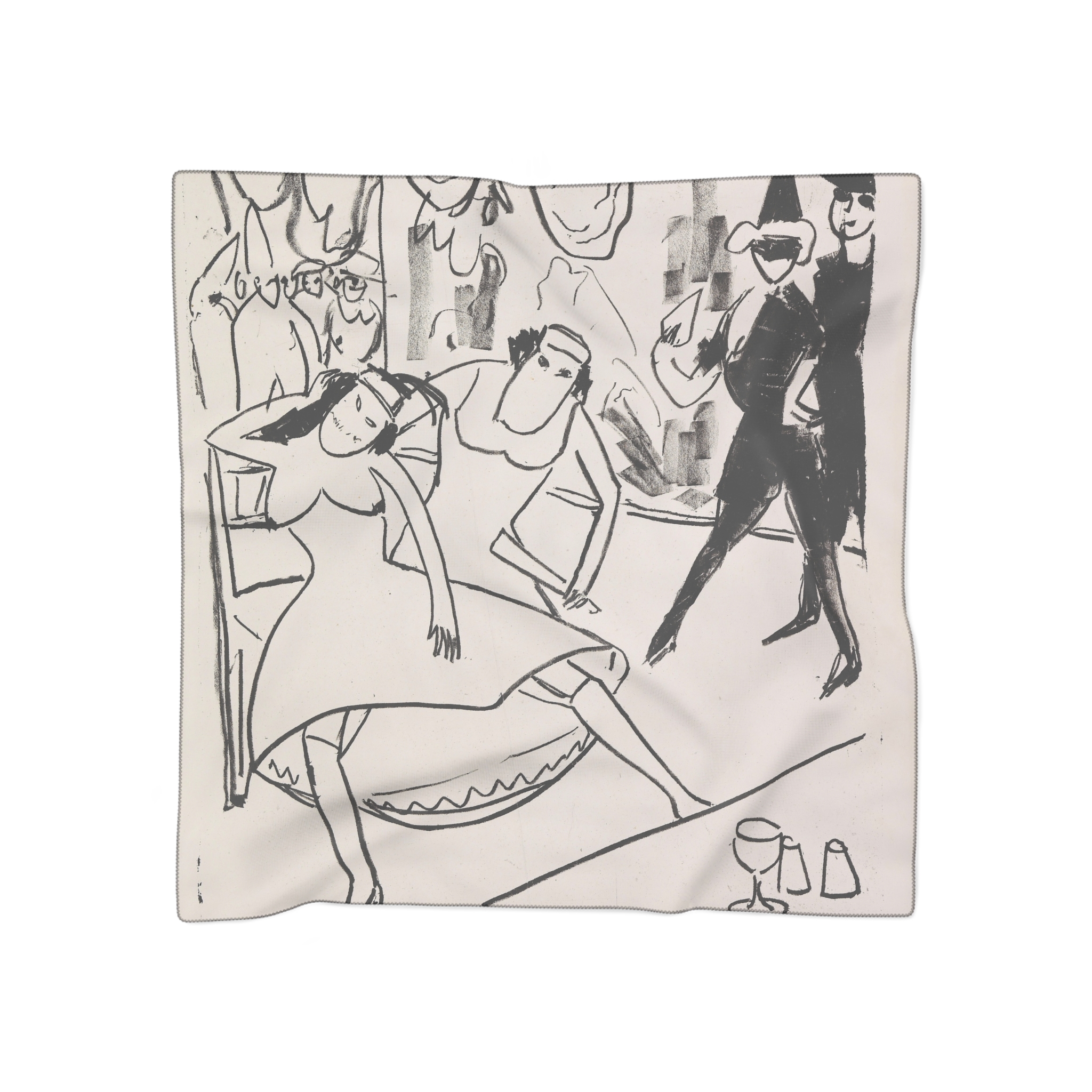 ernst ludwig kirchner maskenball Ernst Ludwig Kirchner – Maskenball | Art Scarf