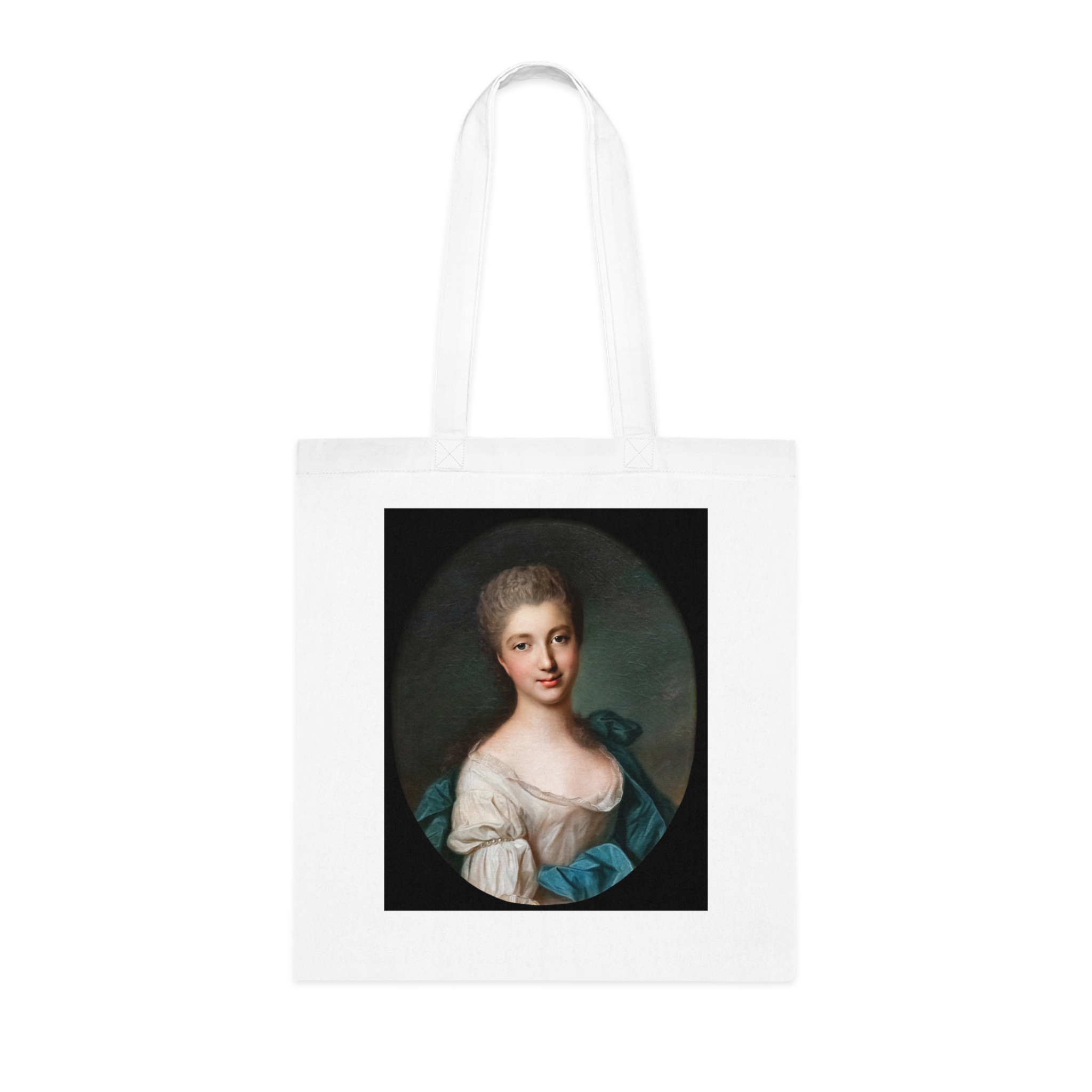 jean marc nattier portrait de jeune femme | art tote bag