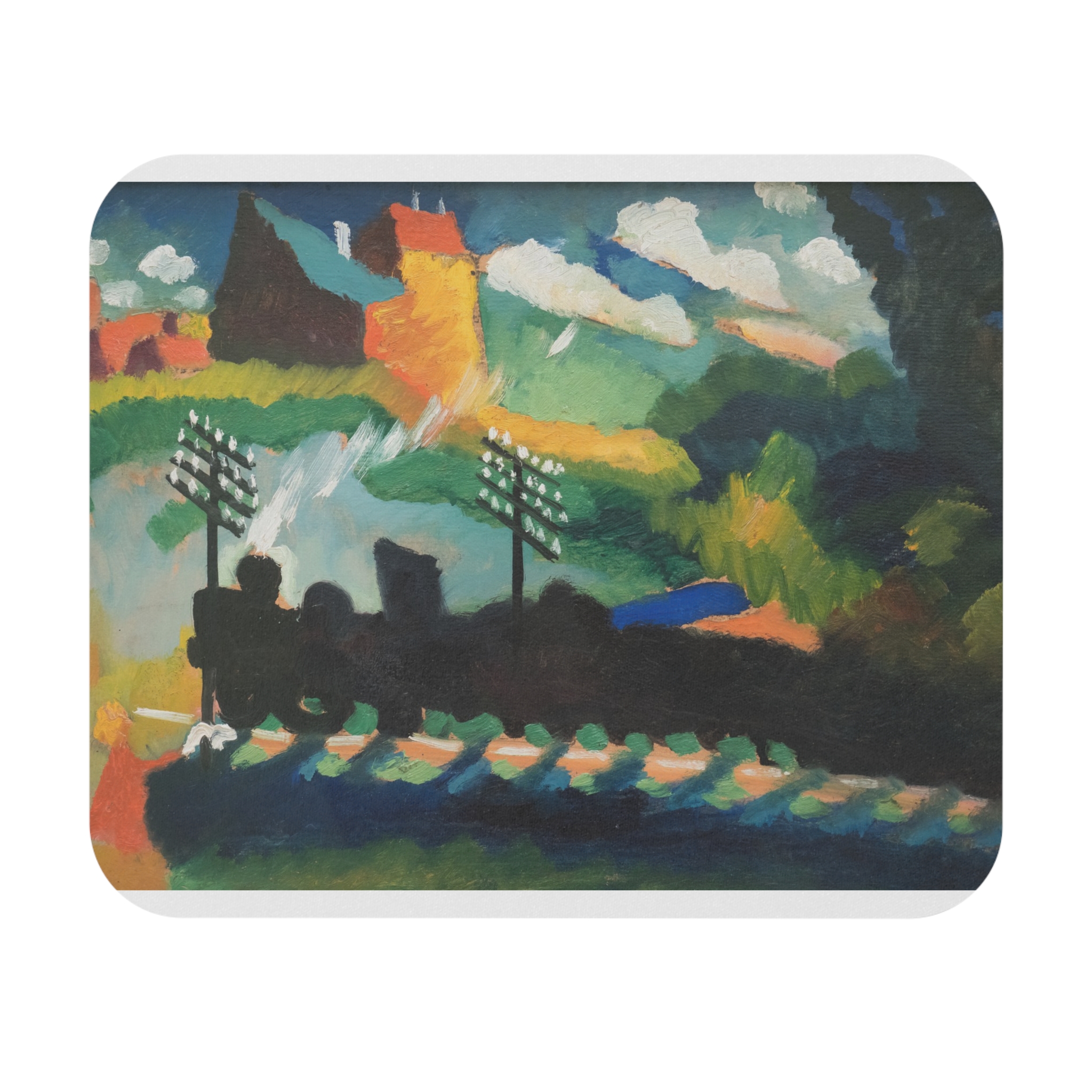 wassily kandinsky eisenbahn bei murnau