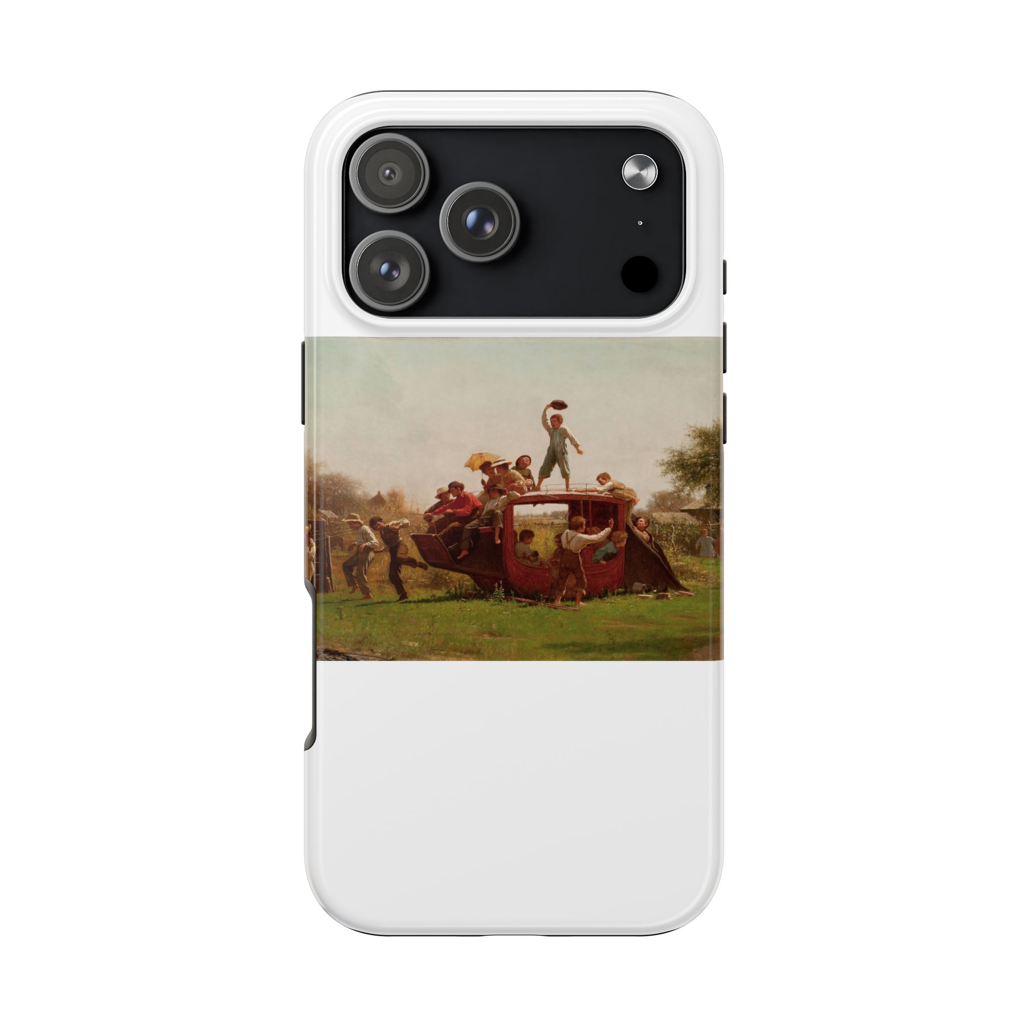 eastman johnson – the old stagecoach %281871%29 eastman johnson – the old stagecoach %281871%29