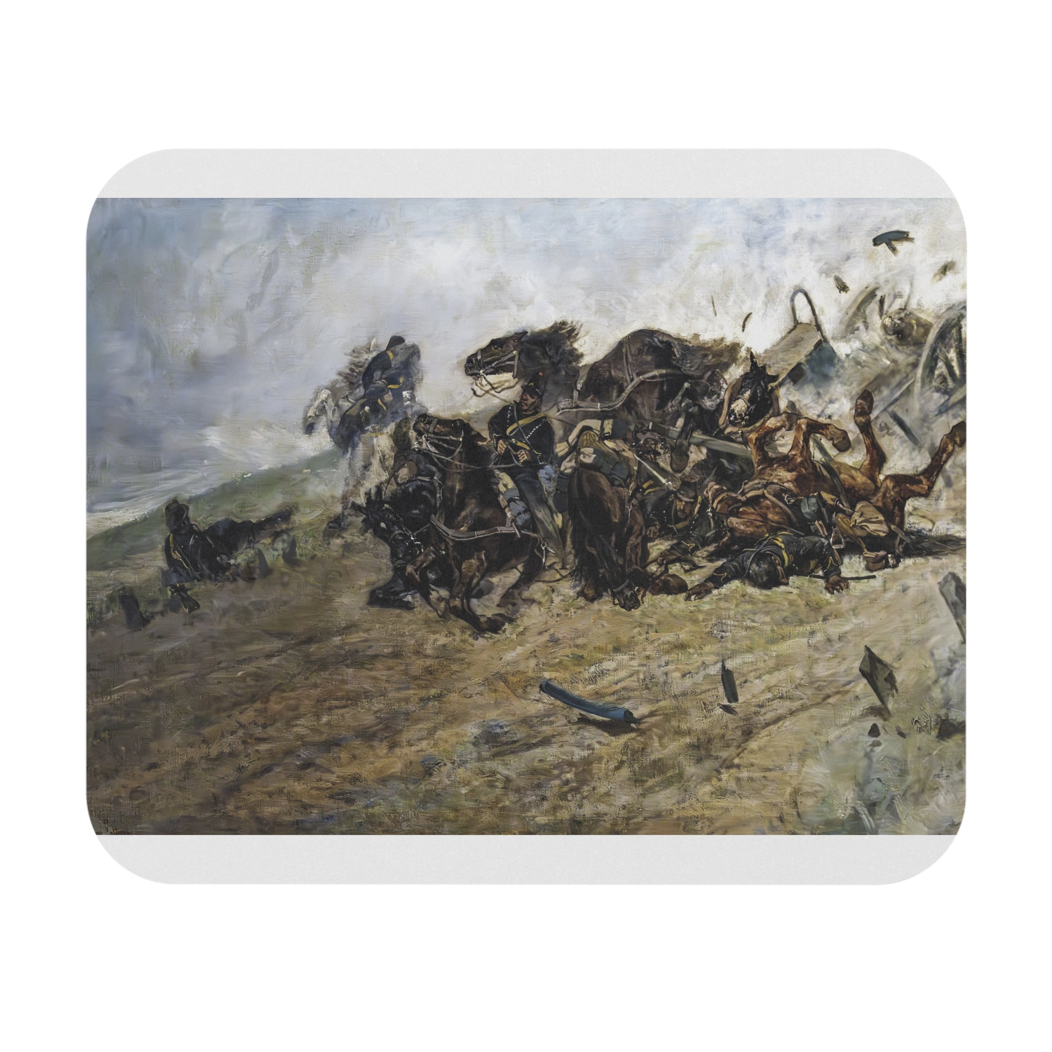 giovanni fattori the explosion of the caisson