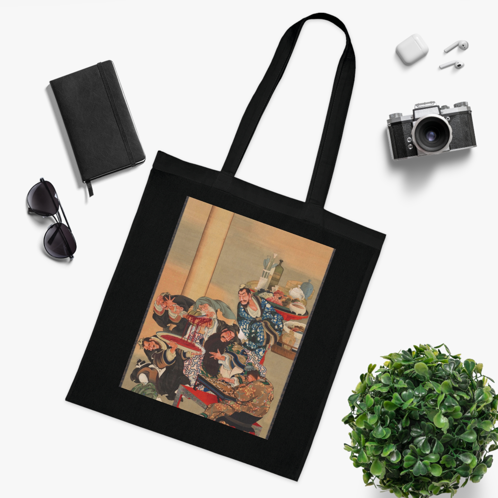 katsushika Ōi operating on guan yu's arm | art tote bag katsushika Ōi operating on guan yu's arm | art tote bag