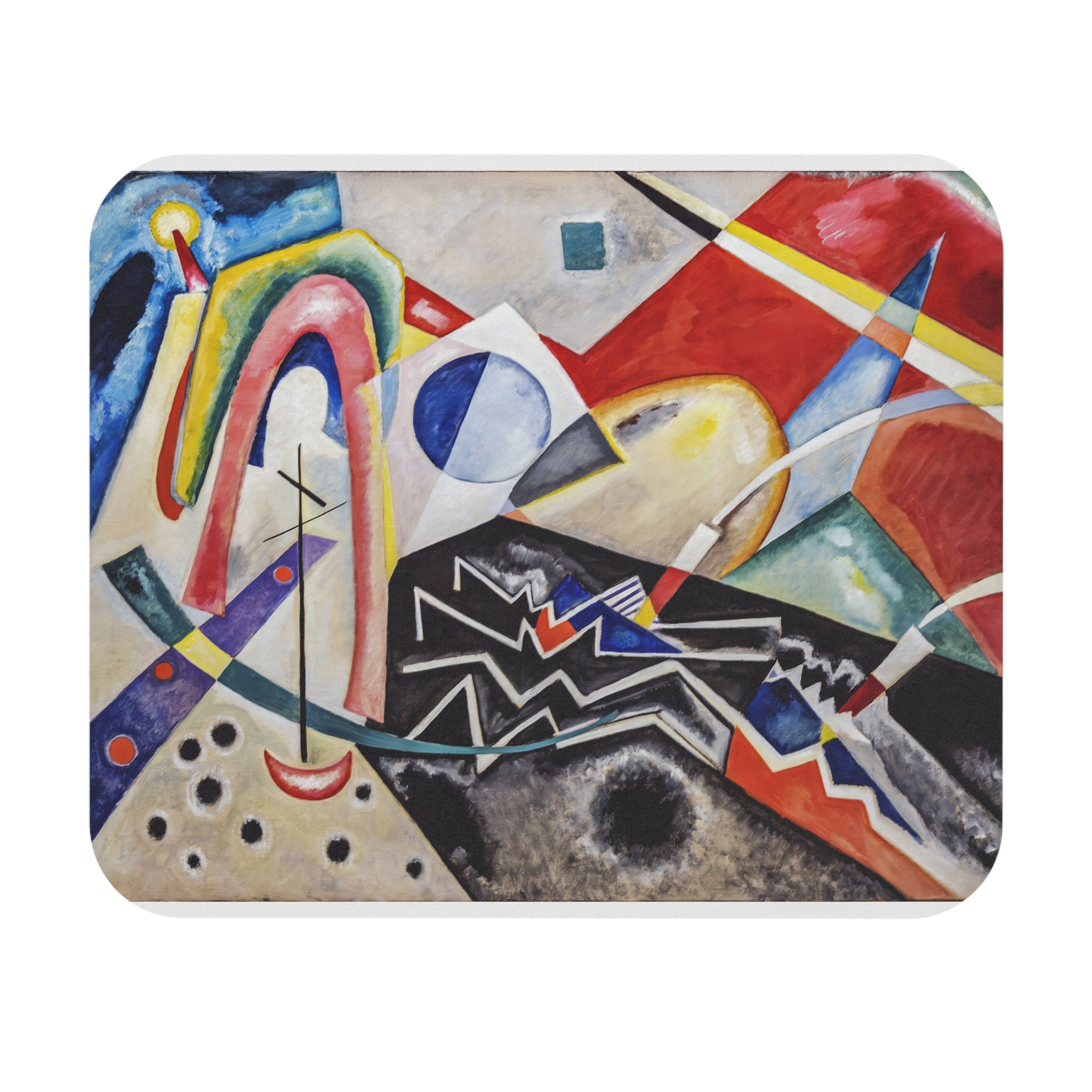 wassily kandinsky white zig zag