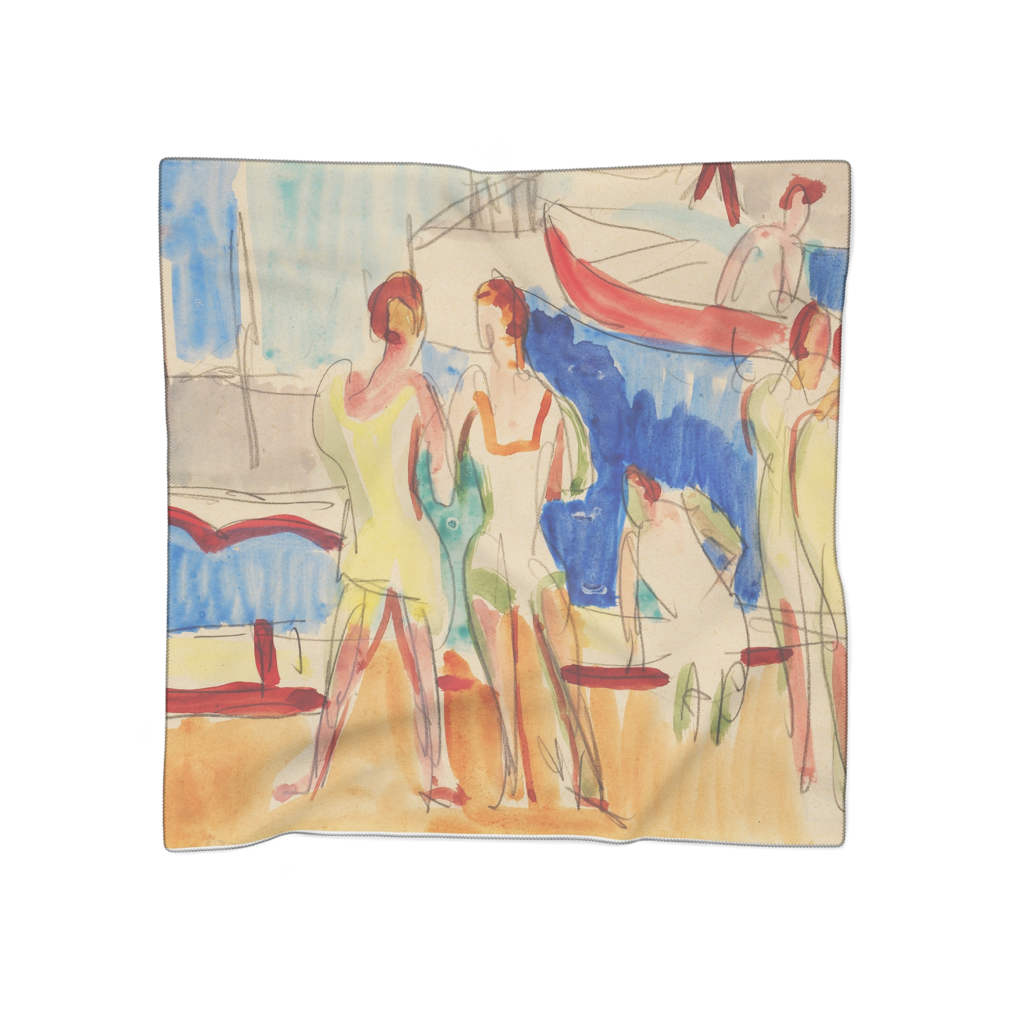 ernst ludwig kirchner sportler im segelhafen