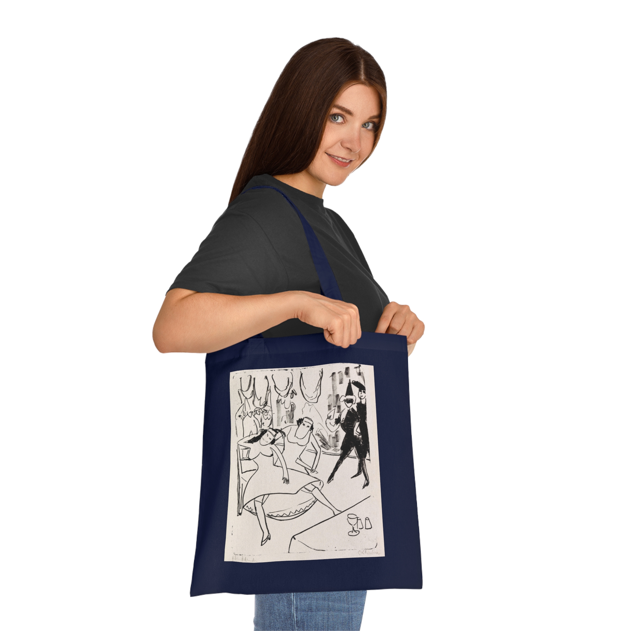 ernst ludwig kirchner maskenball | art tote bag ernst ludwig kirchner maskenball | art tote bag