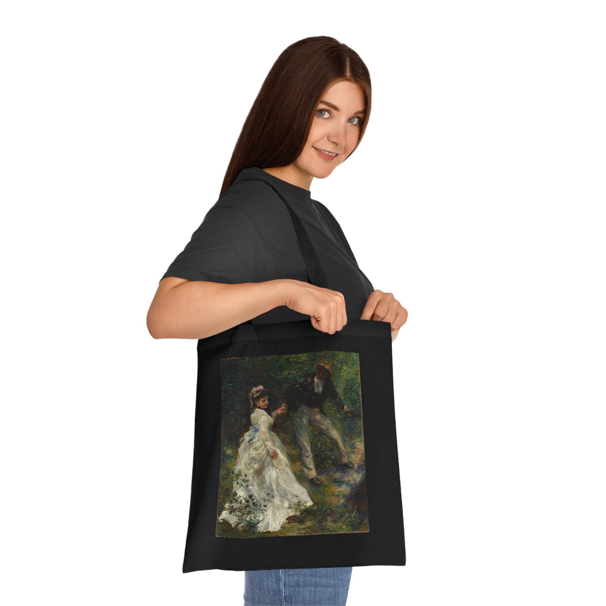 pierre auguste renoir la promenade | art tote bag pierre auguste renoir la promenade | art tote bag