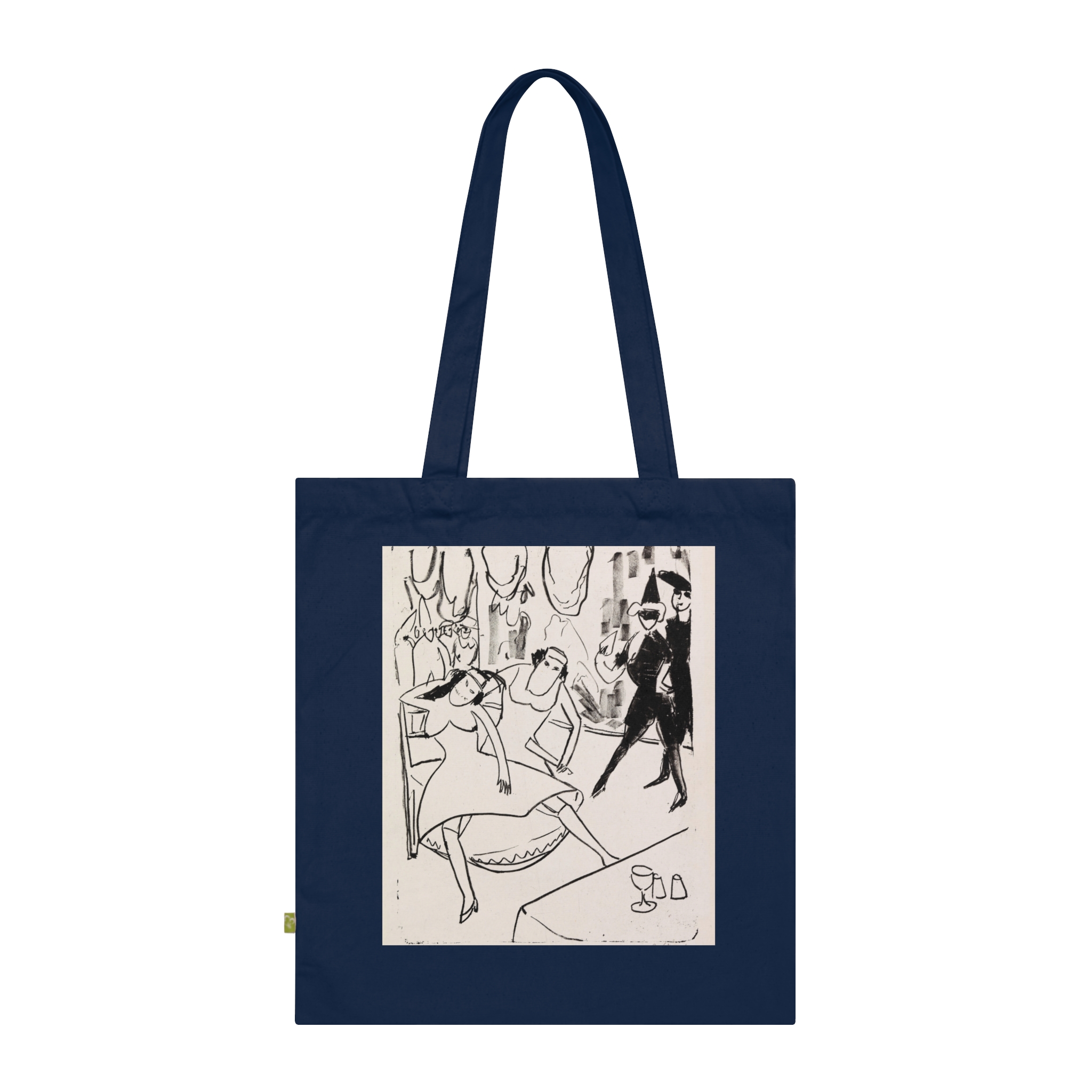 ernst ludwig kirchner maskenball | art tote bag