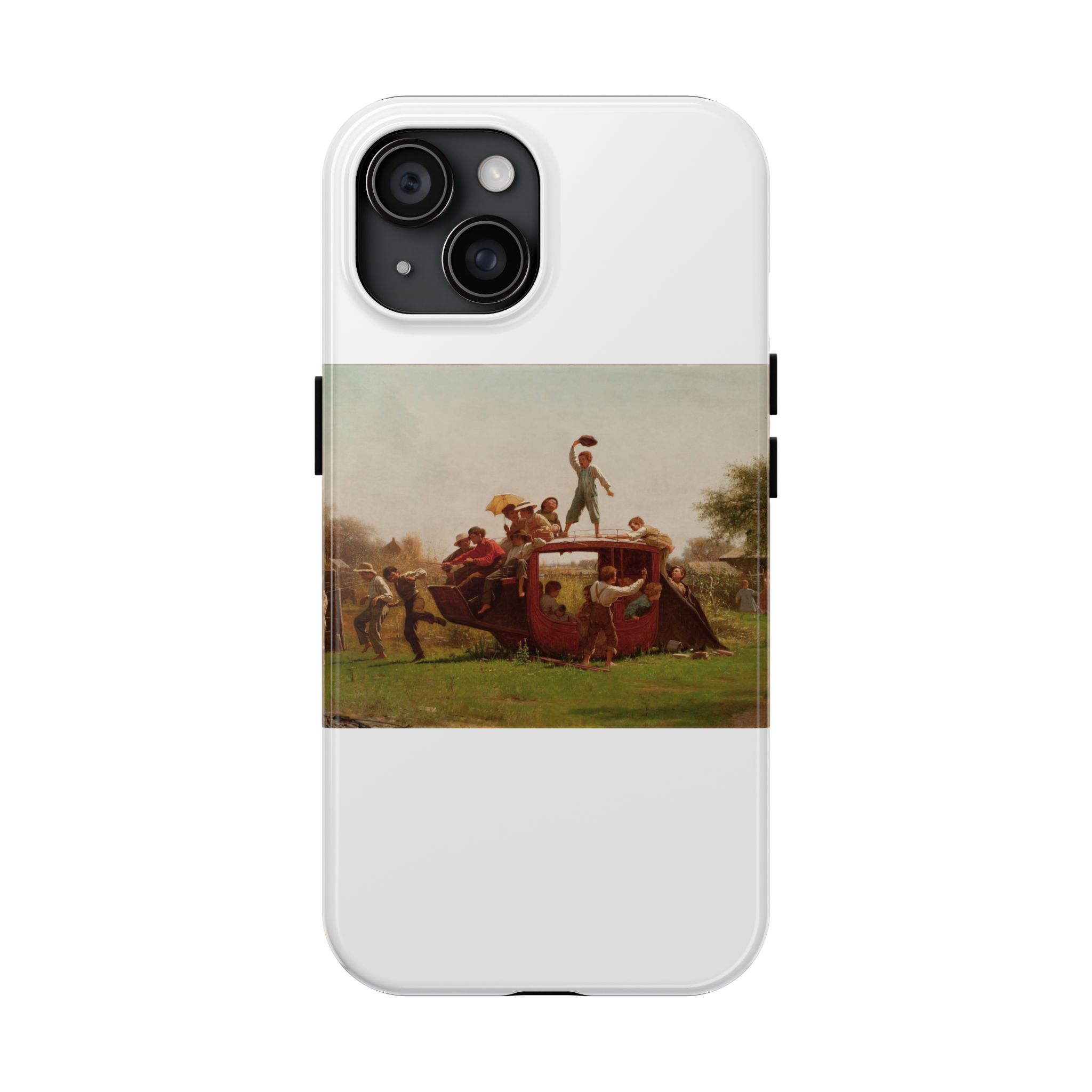 eastman johnson – the old stagecoach %281871%29 eastman johnson – the old stagecoach %281871%29