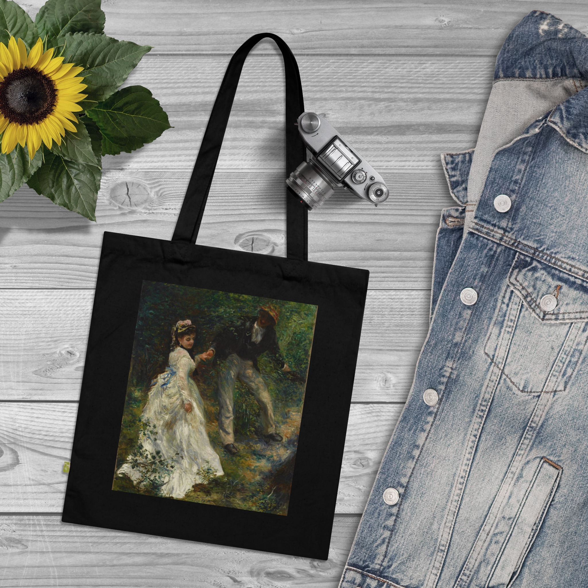 pierre auguste renoir la promenade | art tote bag pierre auguste renoir la promenade | art tote bag