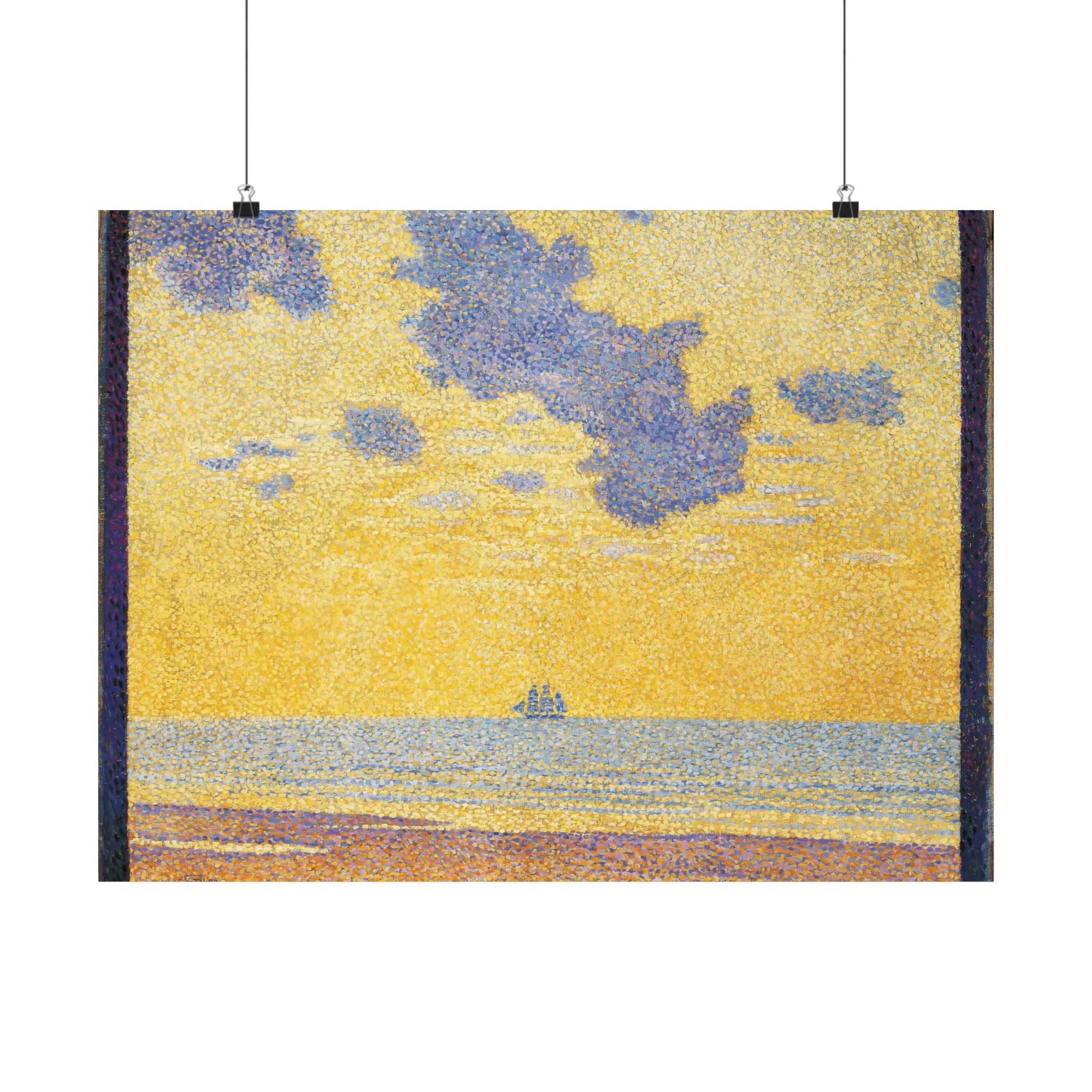th%c3%a9o van rysselberghe – gros nuages – 1893 th%c3%a9o van rysselberghe – gros nuages – 1893