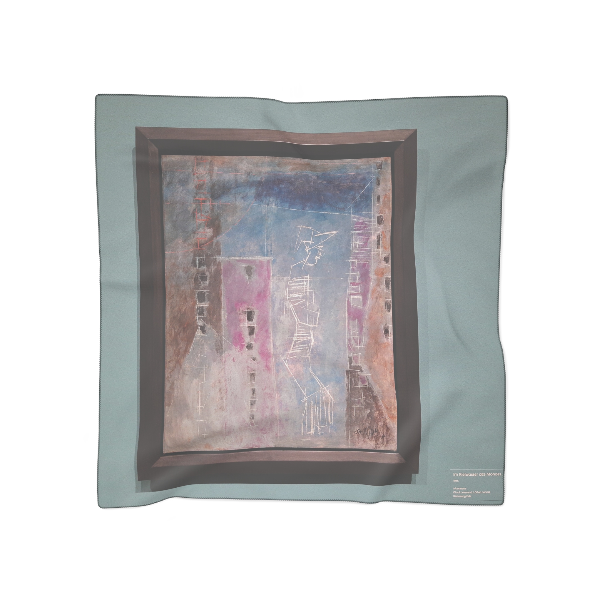 Lyonel Feininger – Skyscrapers in Manhattan | Art Scarf