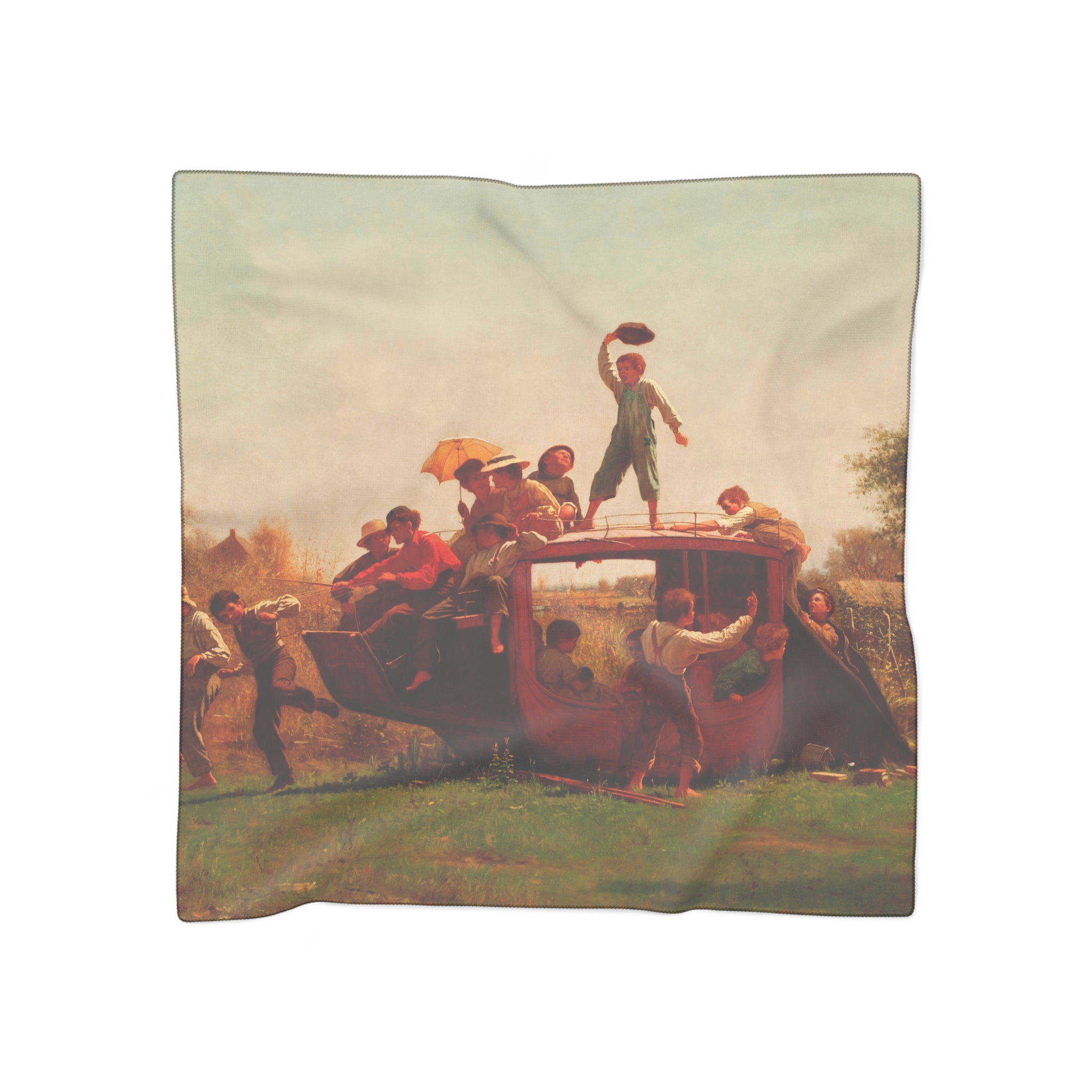 eastman johnson – the old stagecoach %281871%29 eastman johnson – the old stagecoach %281871%29