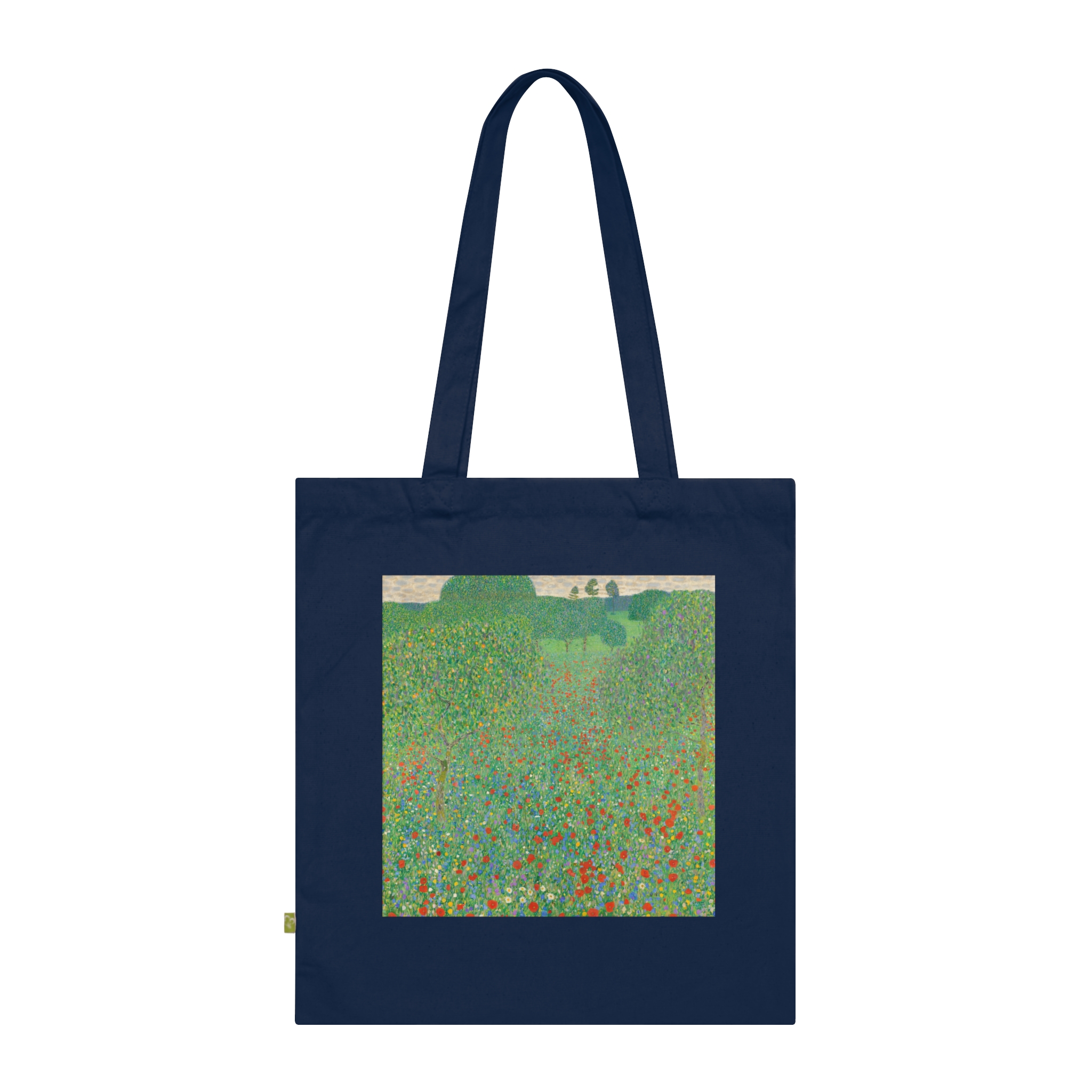gustav klimt blooming poppies | art tote bag