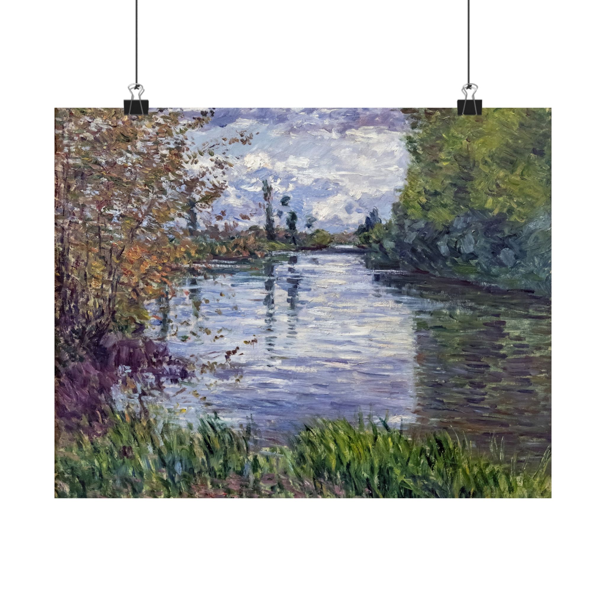 bemberg fondation toulouse – le petit bras de la seine en automne – gustave caillebotte ca1890 inv.2034 65.5x54
