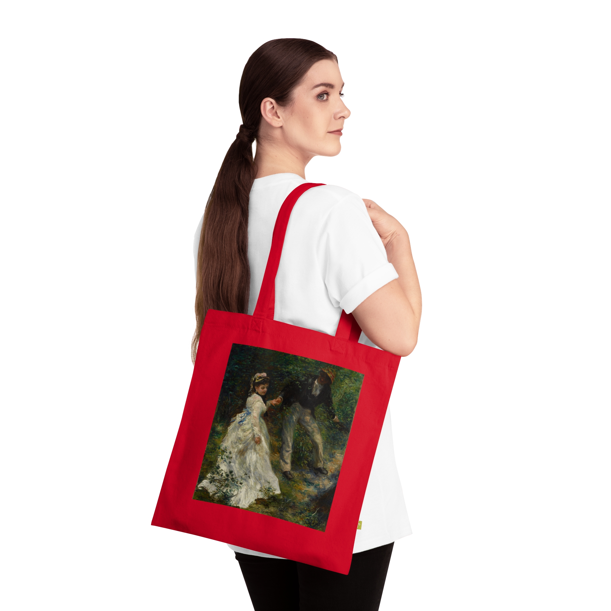 pierre auguste renoir la promenade | art tote bag pierre auguste renoir la promenade | art tote bag