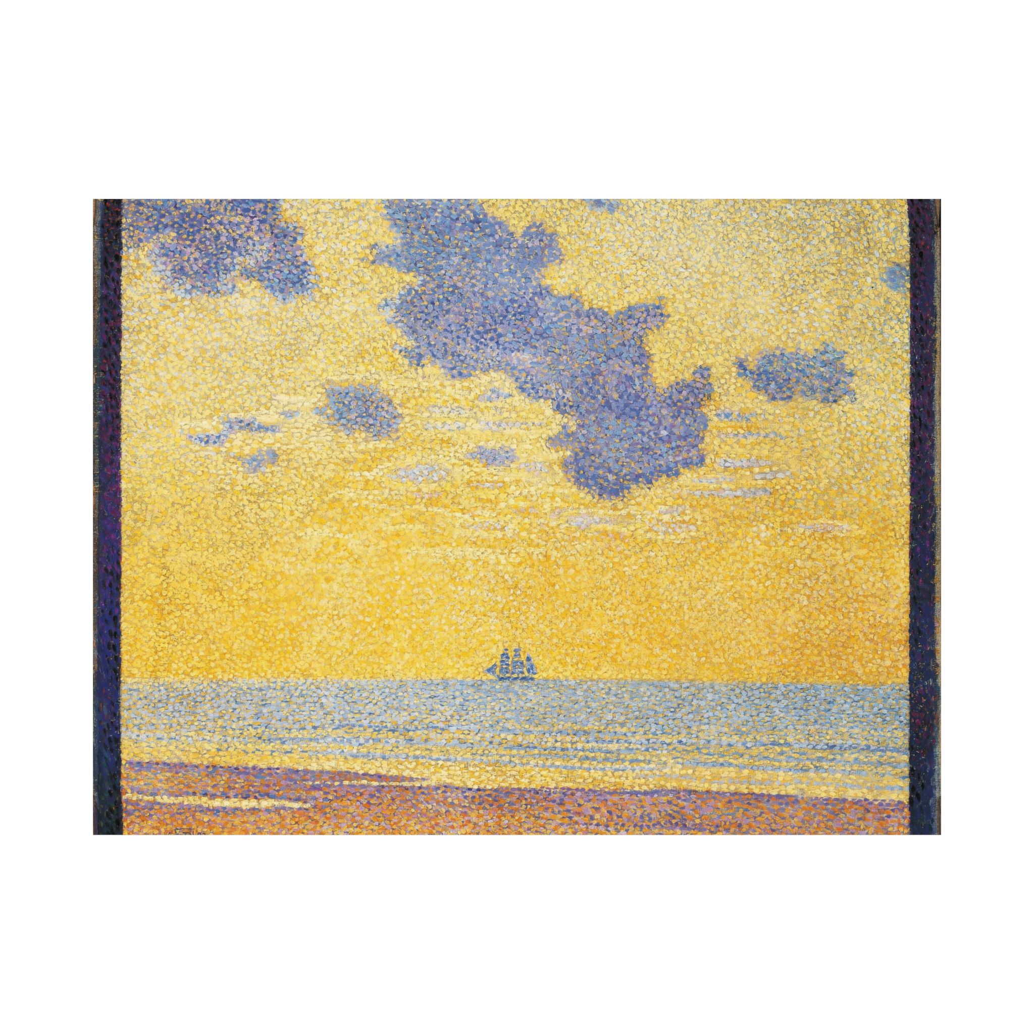 th%c3%a9o van rysselberghe – gros nuages – 1893 th%c3%a9o van rysselberghe – gros nuages – 1893