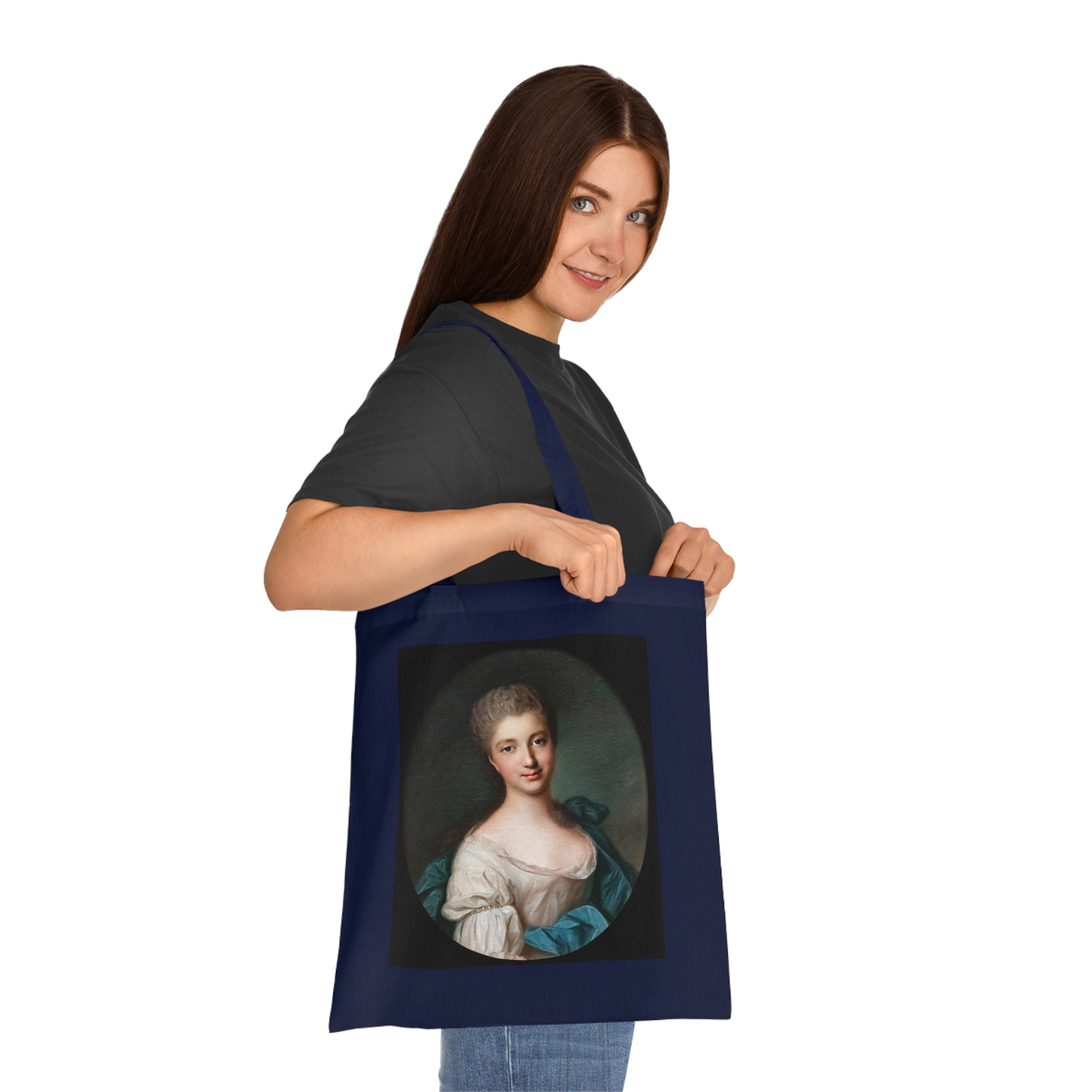 jean marc nattier portrait de jeune femme | art tote bag jean marc nattier portrait de jeune femme | art tote bag