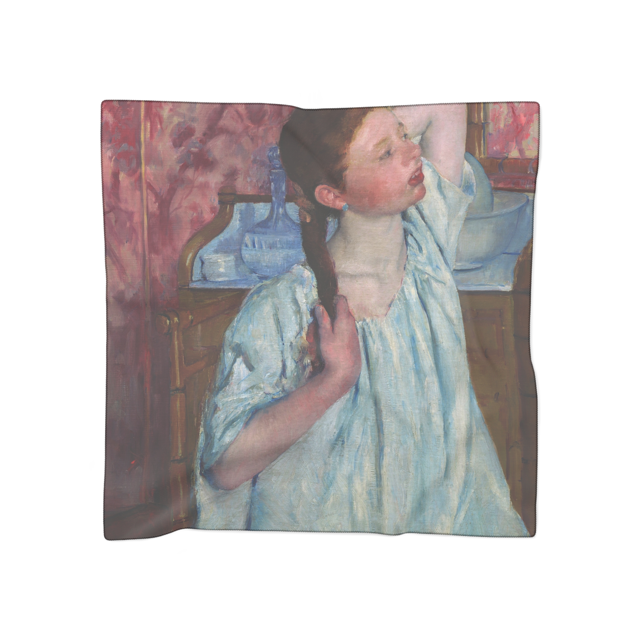 mary cassatt – girl arranging her hair – google art project