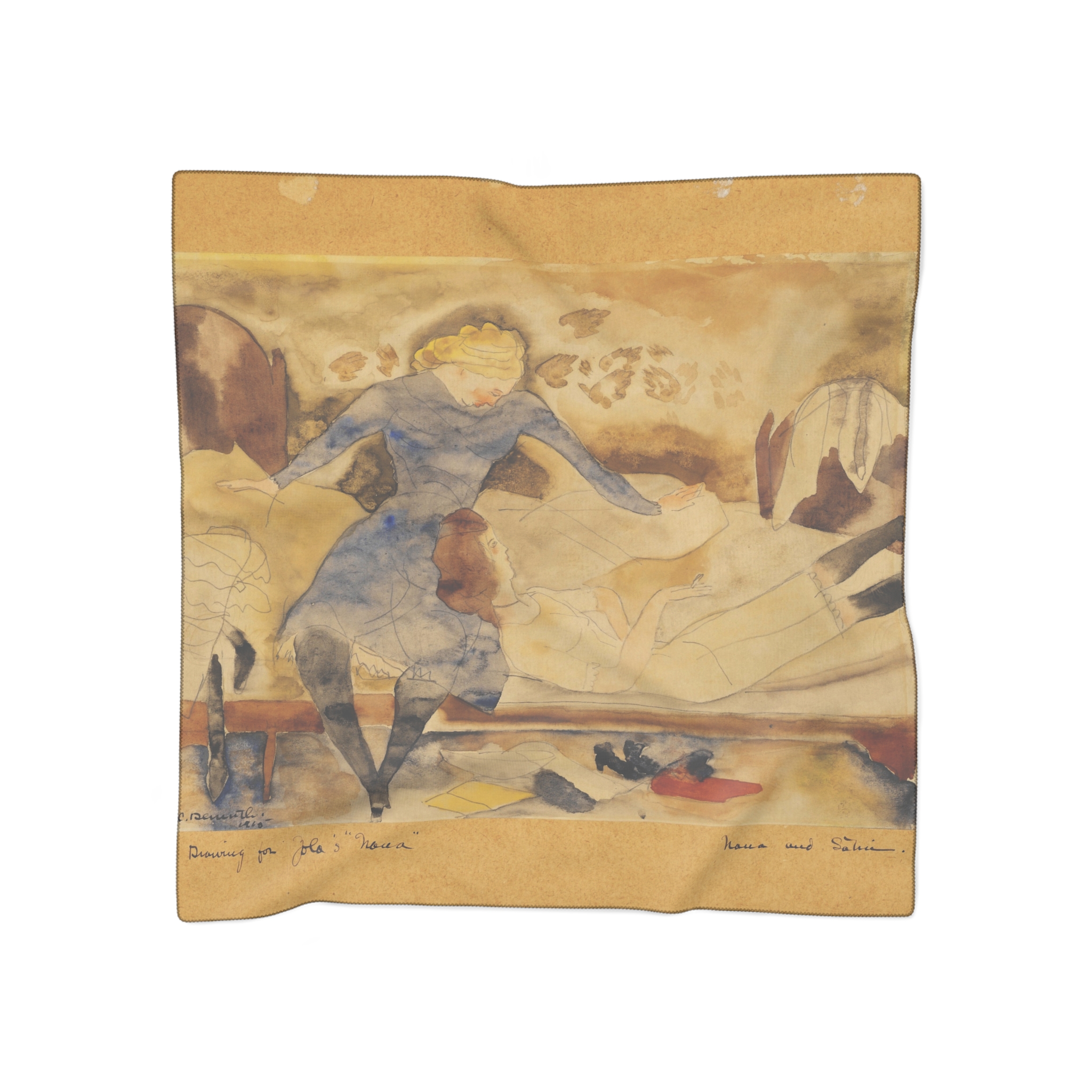 charles demuth nana visiting her friend satin