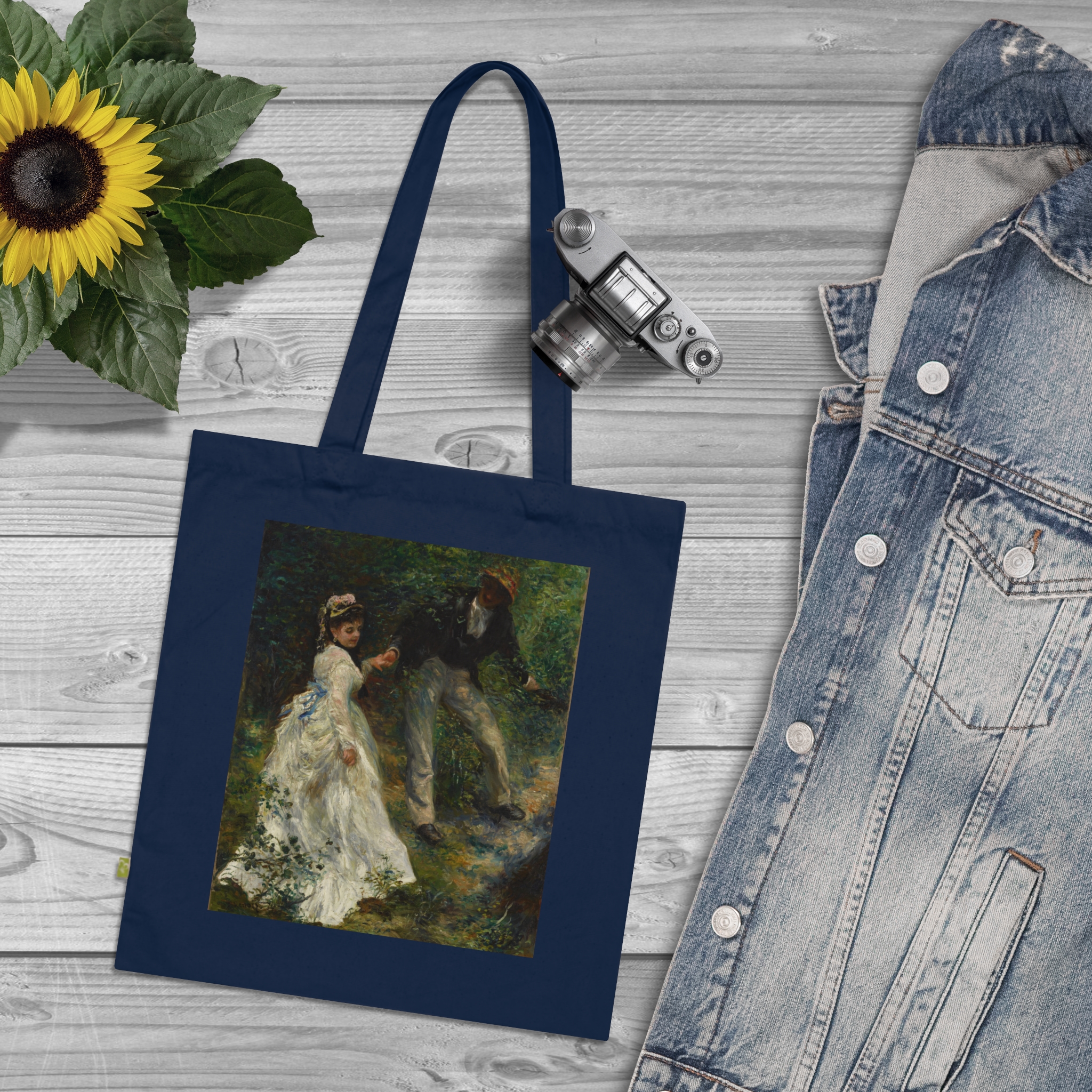 pierre auguste renoir la promenade | art tote bag pierre auguste renoir la promenade | art tote bag