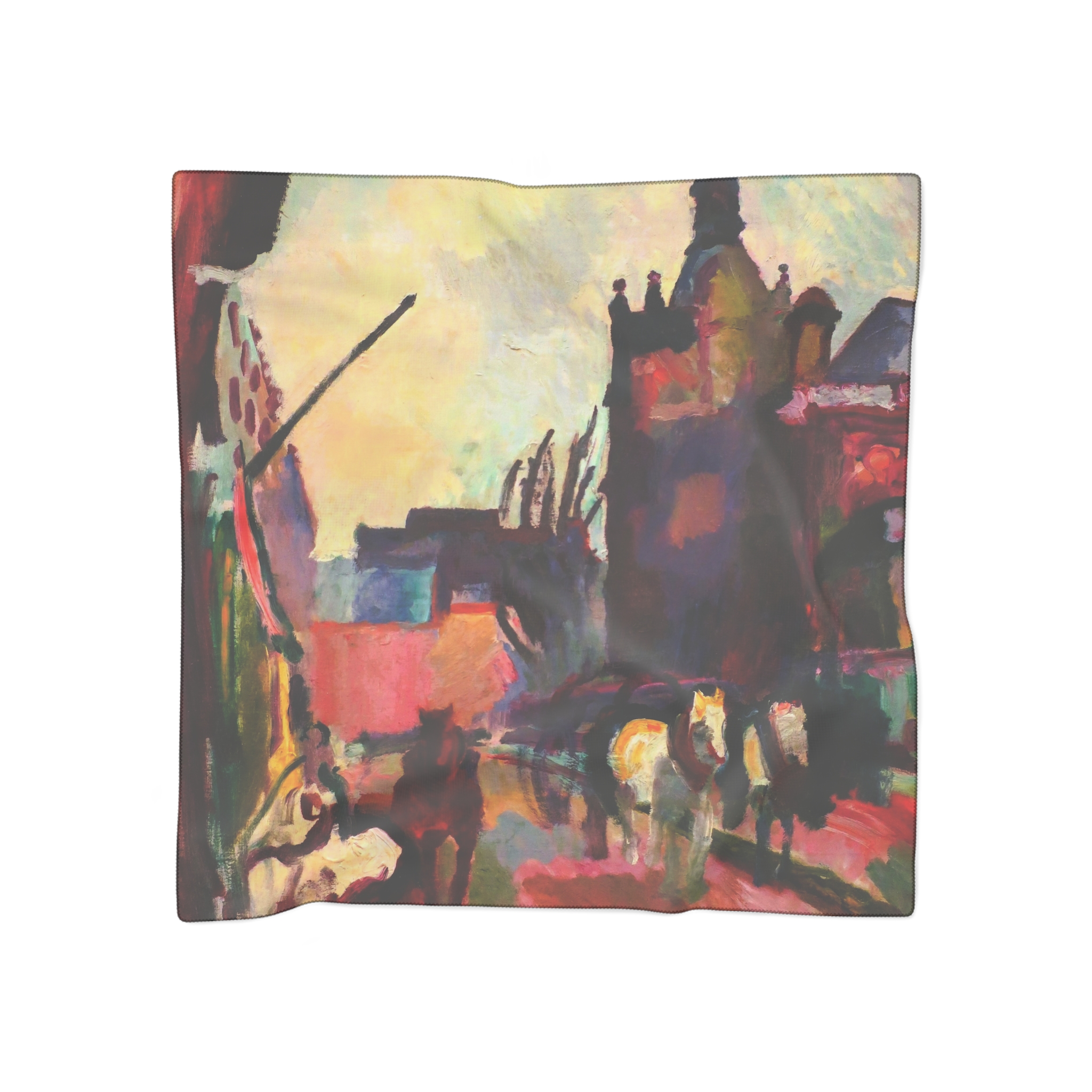 Raoul Dufy – Pferdegespann | Art Scarf