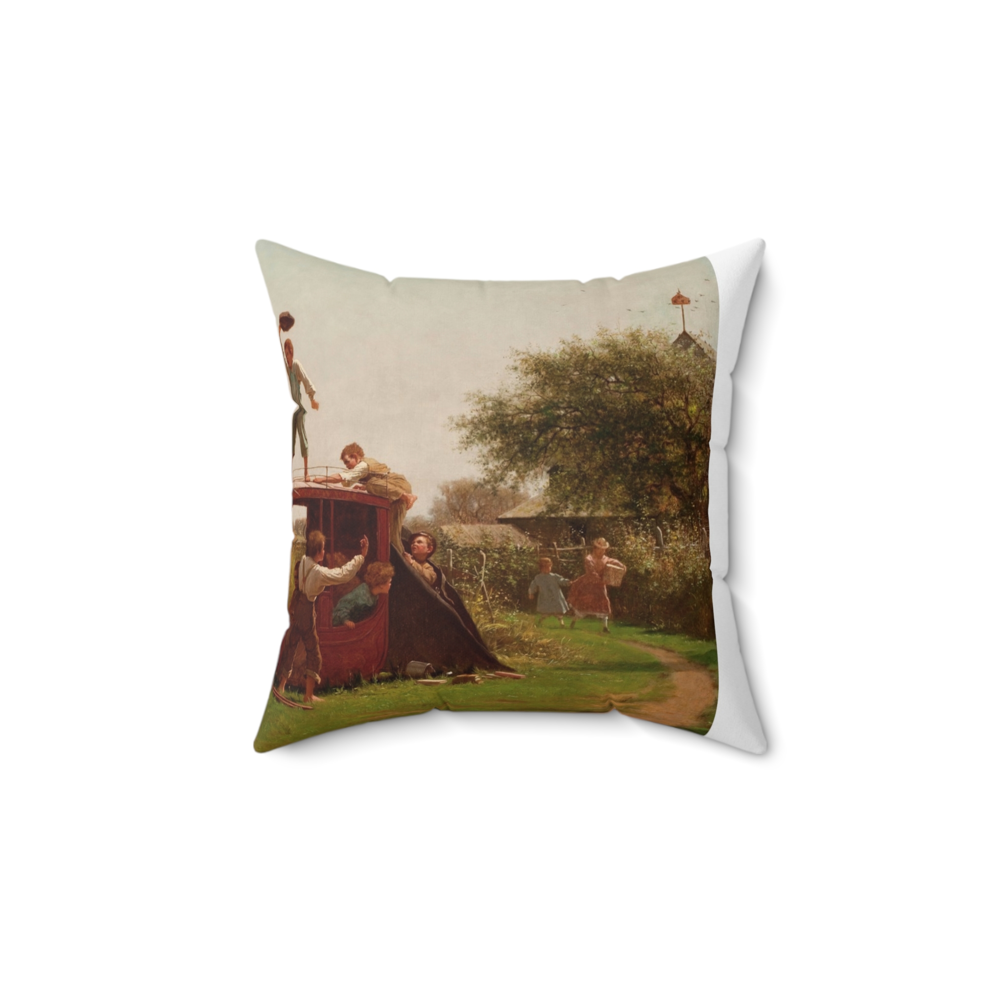 eastman johnson – the old stagecoach %281871%29 eastman johnson – the old stagecoach %281871%29