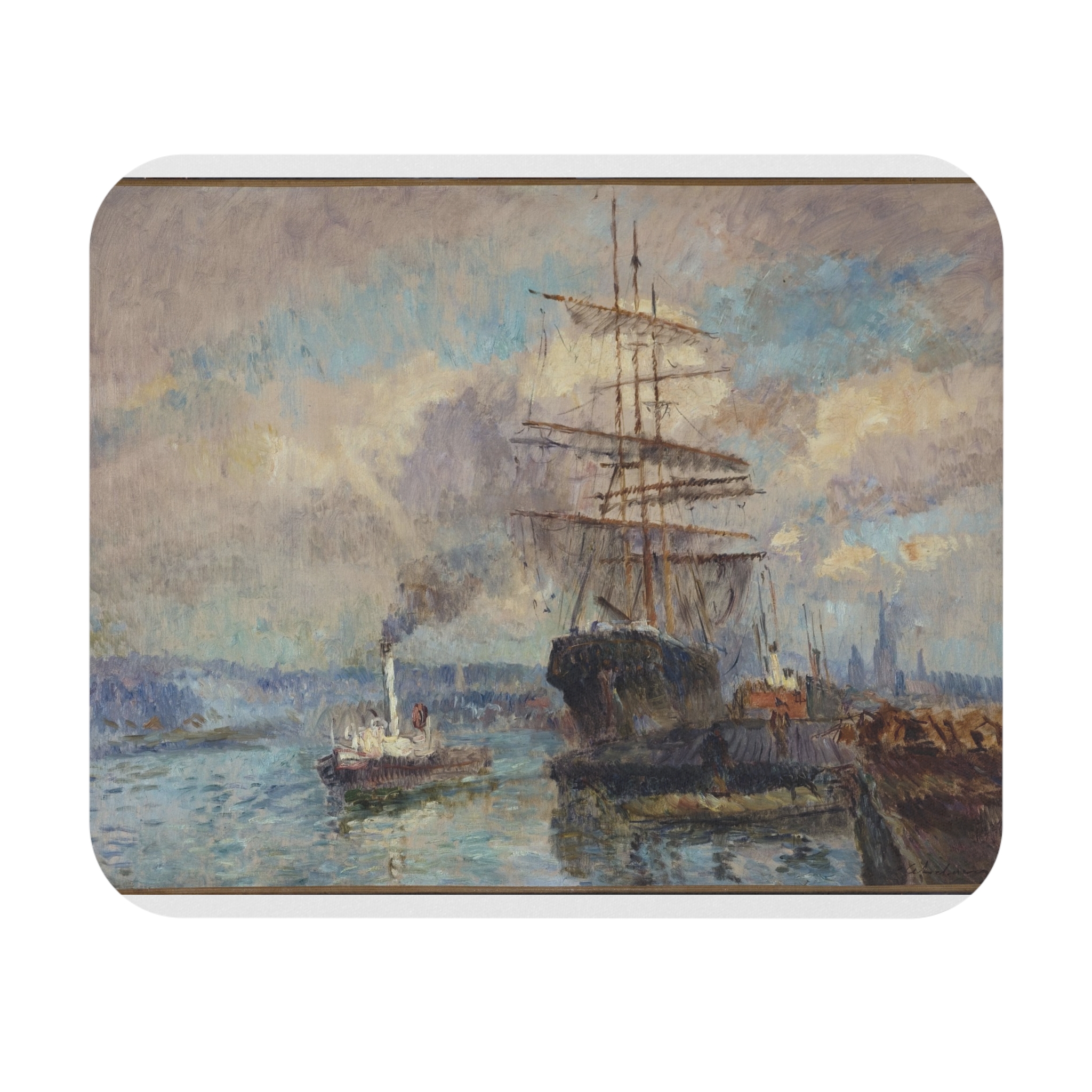 albert charles lebourg dans le port de rouen