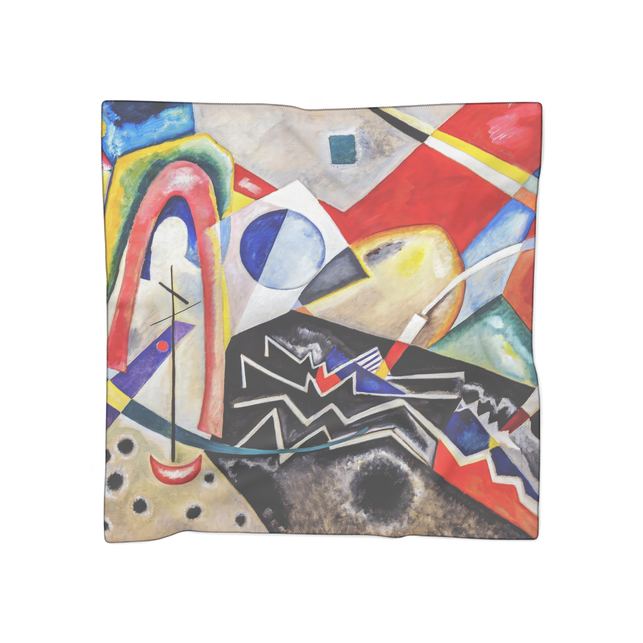 wassily kandinsky white zig zag