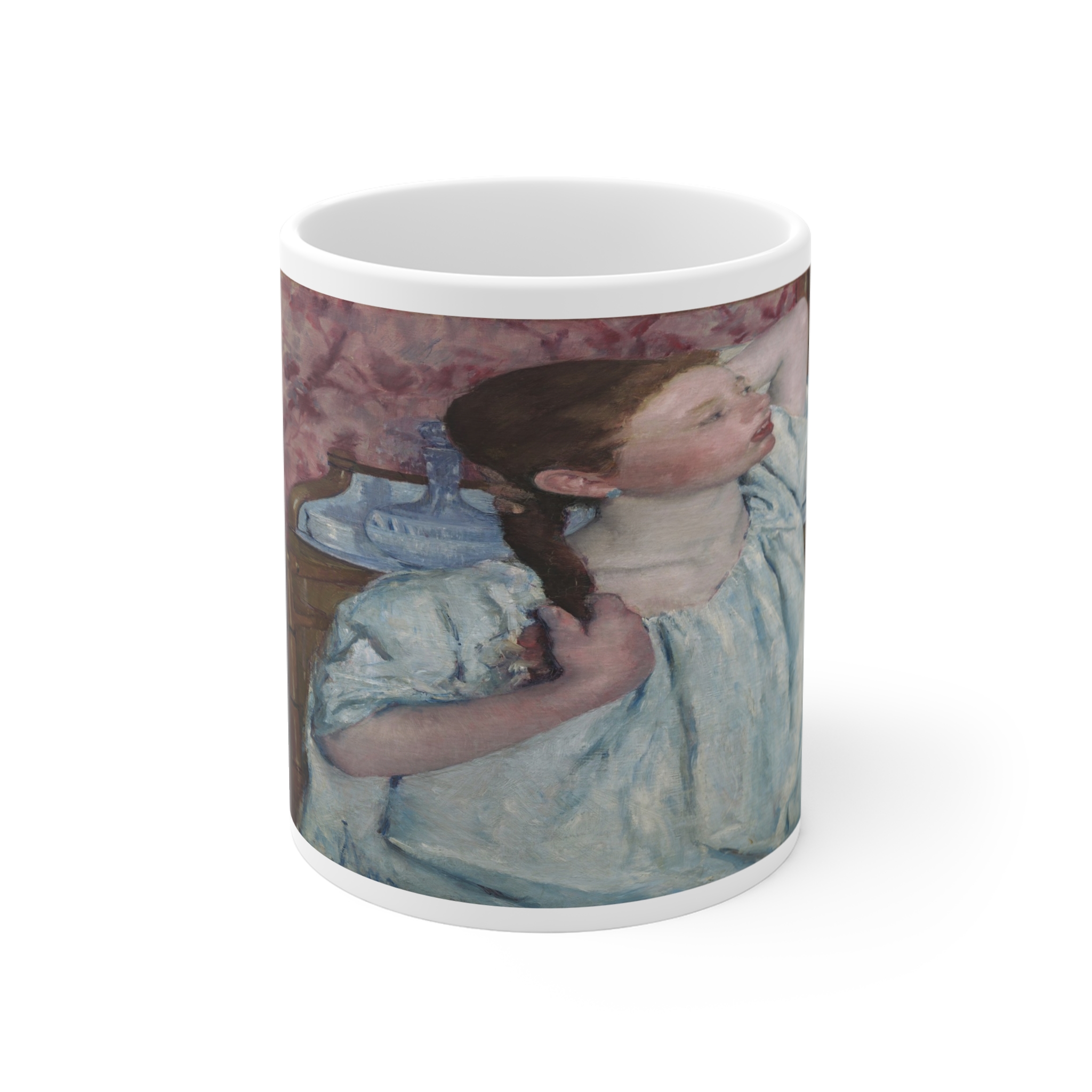 mary cassatt – girl arranging her hair – google art project