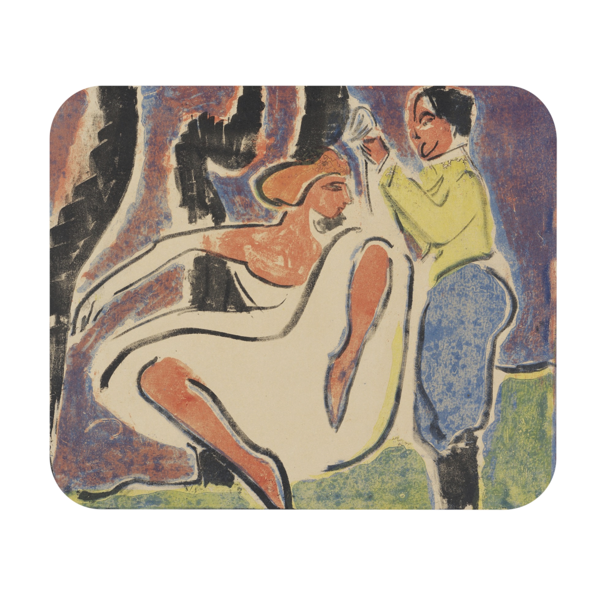 Ernst Ludwig Kirchner – Russisches Tänzerpaar | Art Mousepad