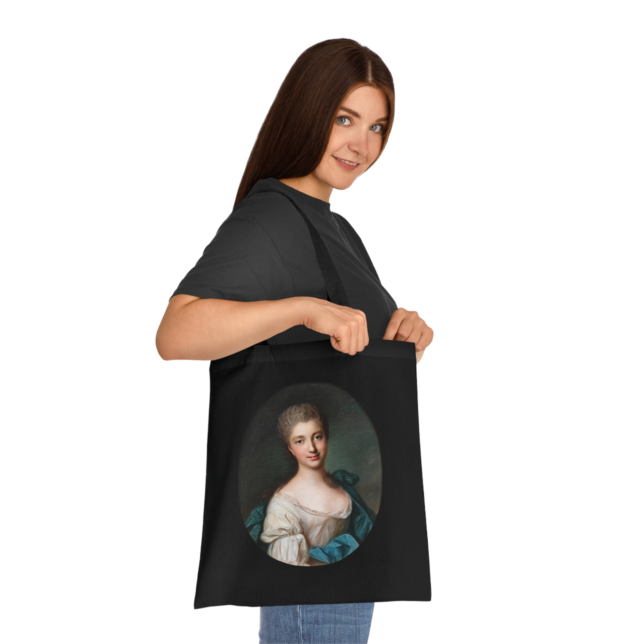 jean marc nattier portrait de jeune femme | art tote bag jean marc nattier portrait de jeune femme | art tote bag