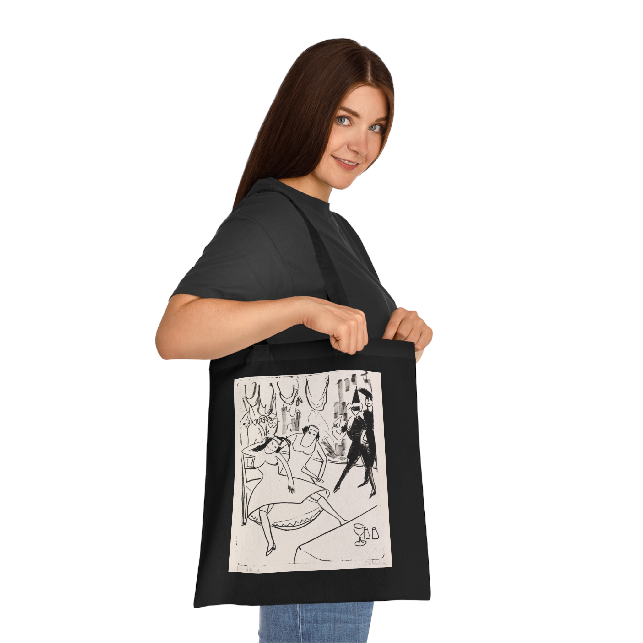 ernst ludwig kirchner maskenball | art tote bag ernst ludwig kirchner maskenball | art tote bag