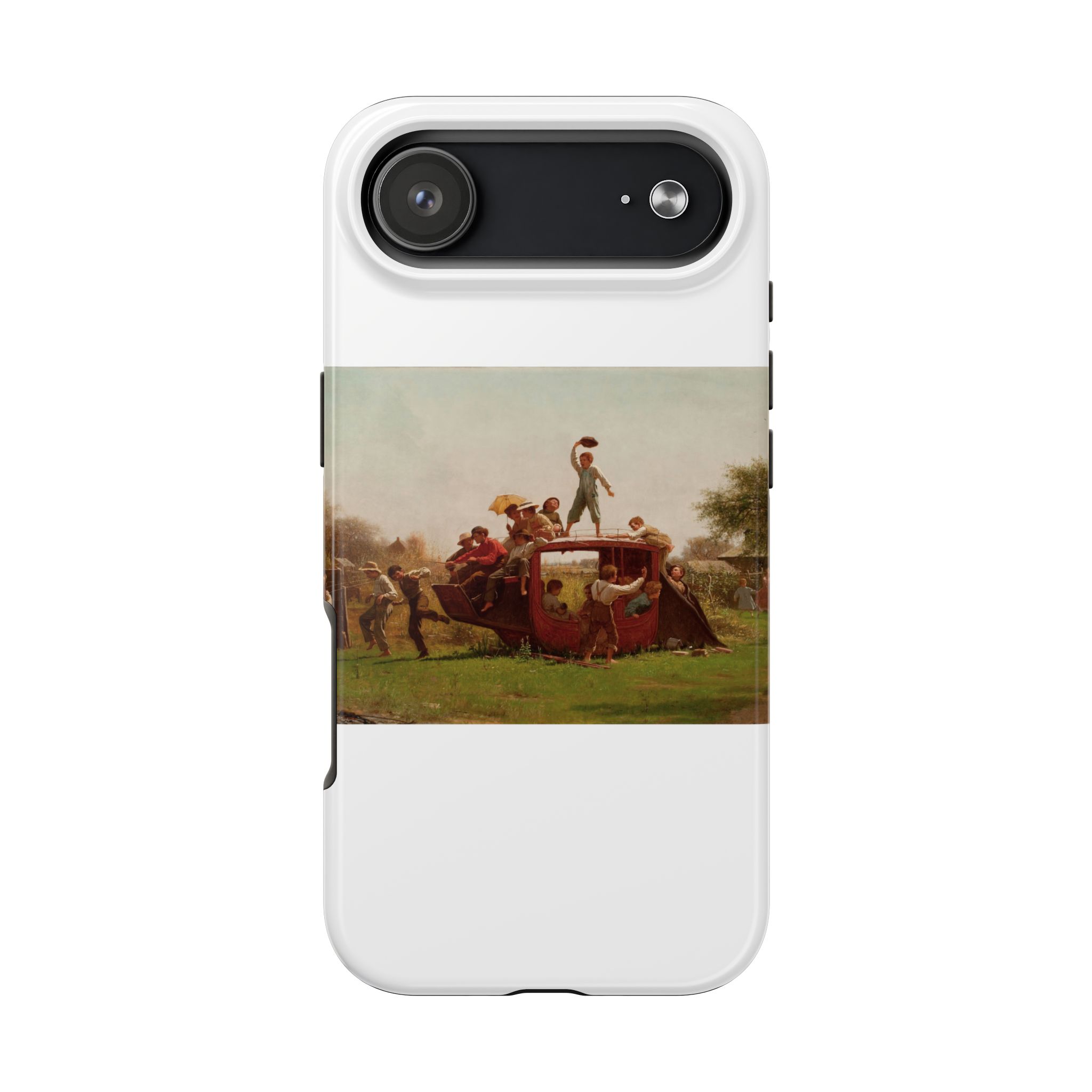 eastman johnson – the old stagecoach %281871%29 eastman johnson – the old stagecoach %281871%29