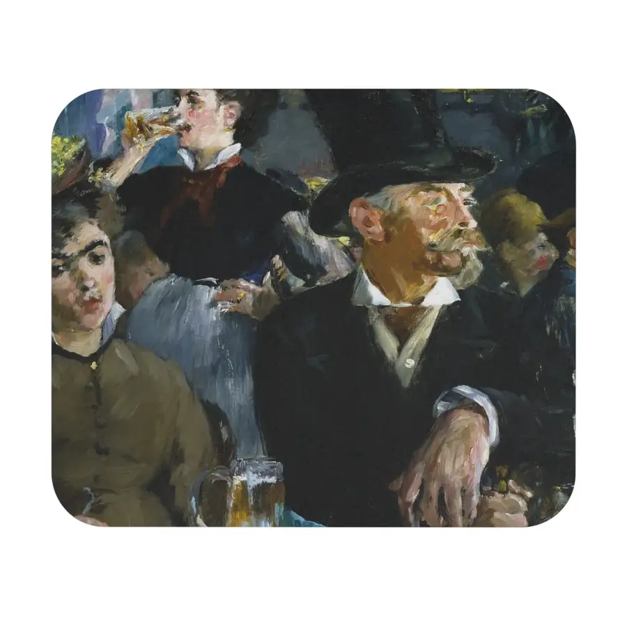 eduard manet at the cafe mousepad small
