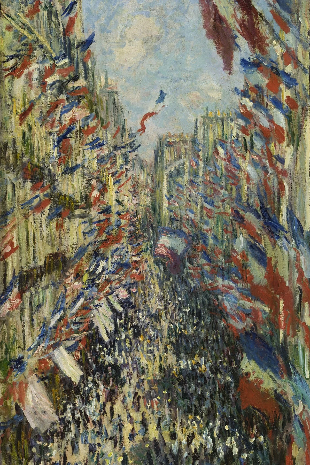 The Rue Montorgueil in Paris. Celebration of June 30 by Claude Monet — The Art That Still Speaks