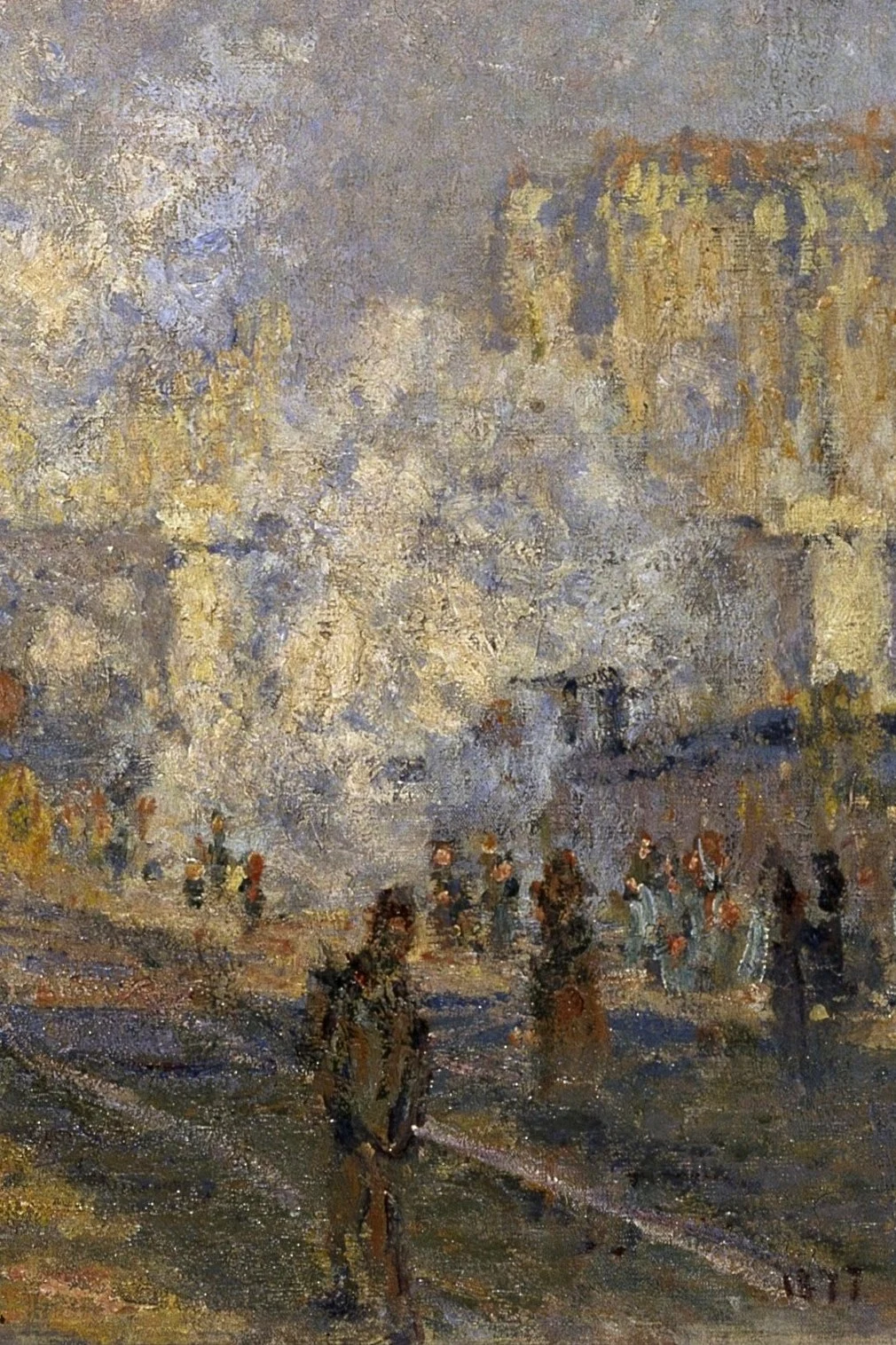 The Saint-Lazare Station — detail