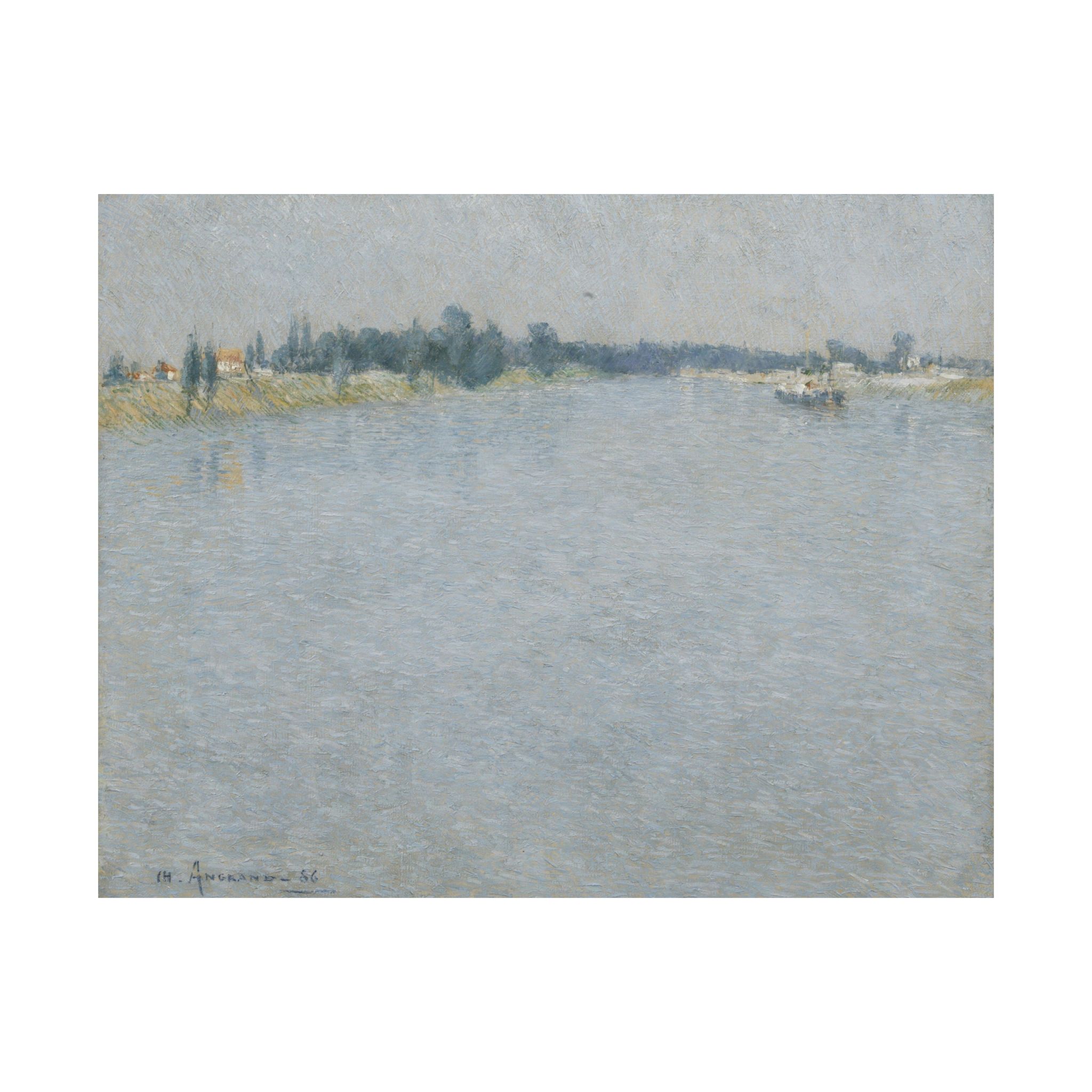 vincent van gogh de seine, ochtend vincent van gogh de seine, ochtend