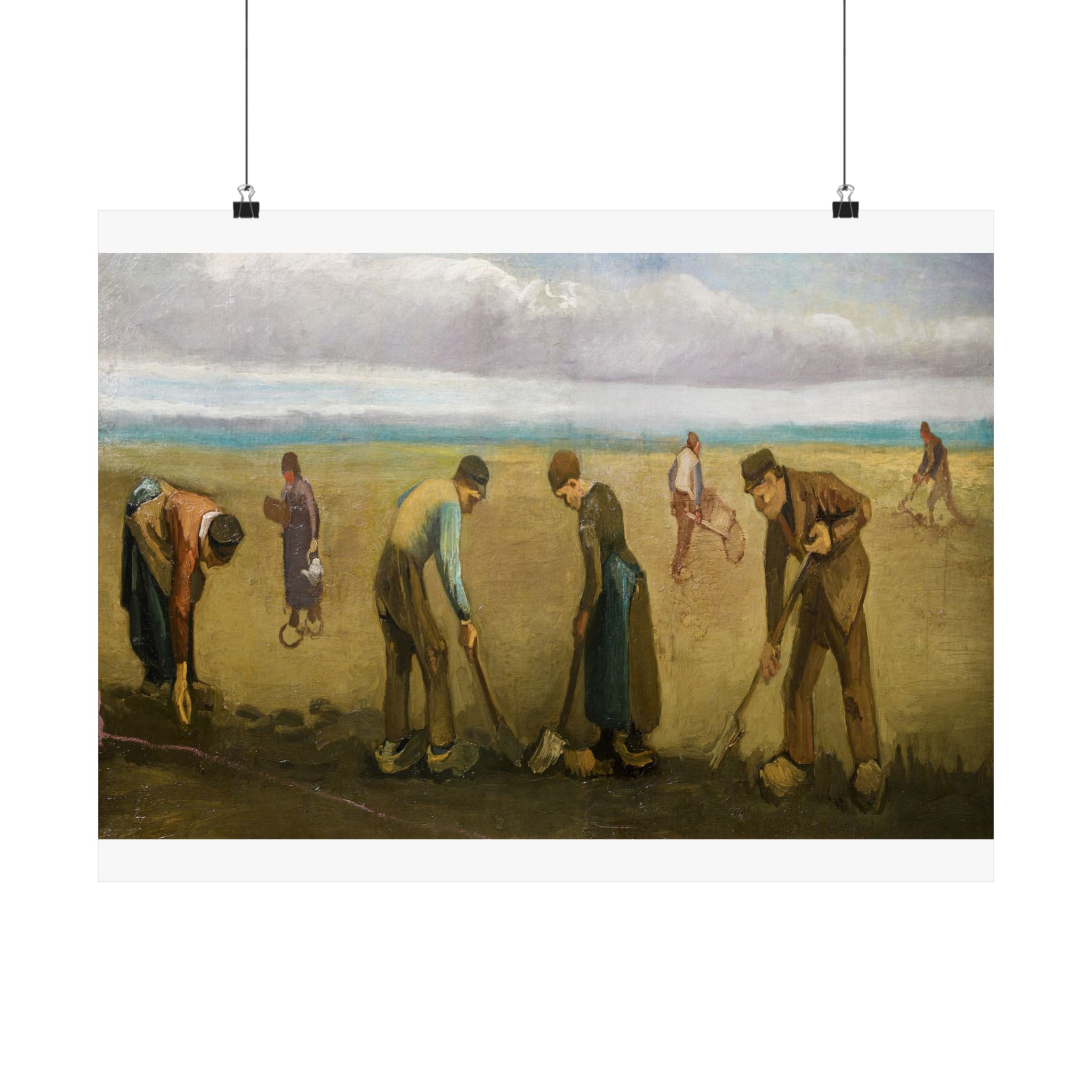 vincent van gogh peasants planting potatoes vincent van gogh peasants planting potatoes