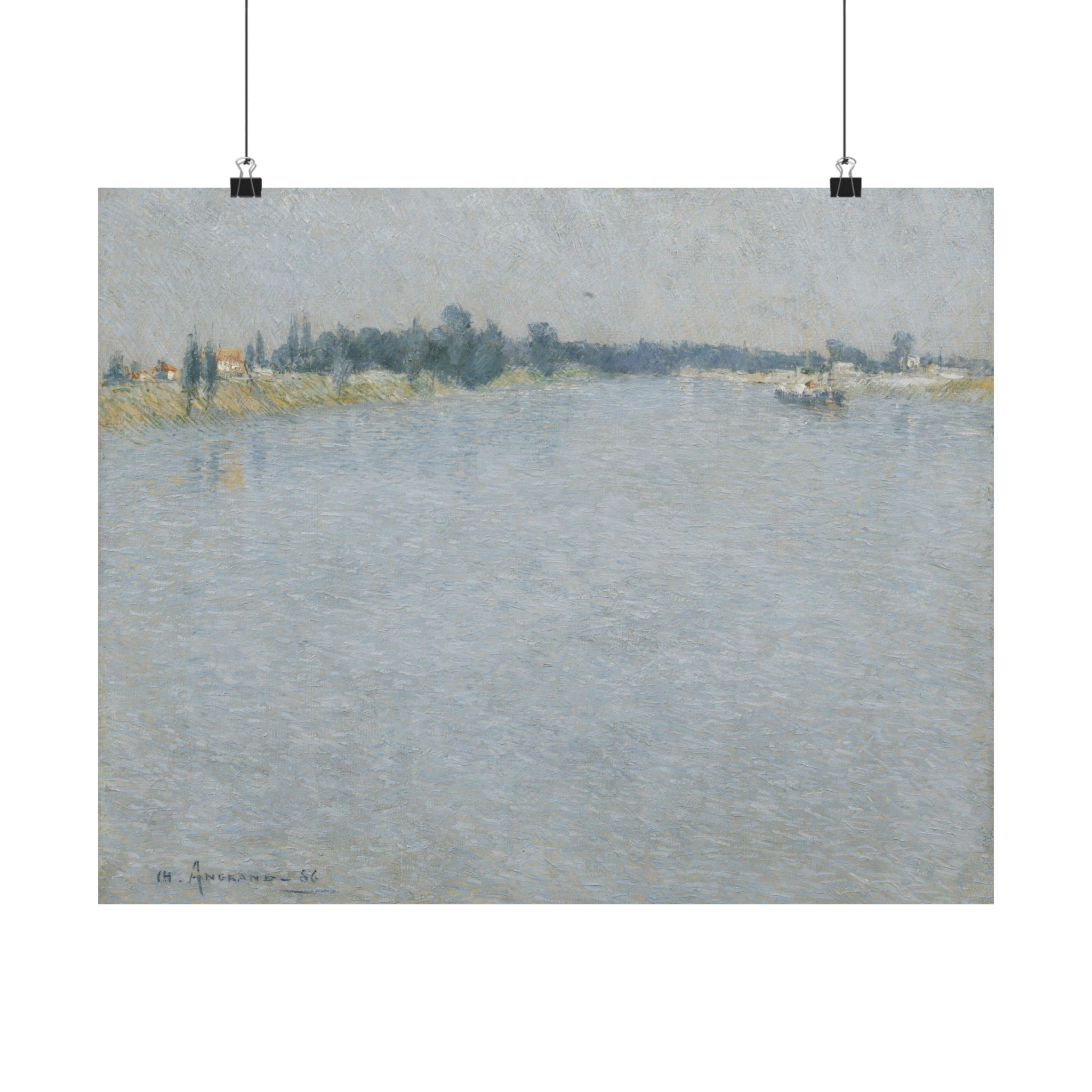vincent van gogh de seine, ochtend vincent van gogh de seine, ochtend