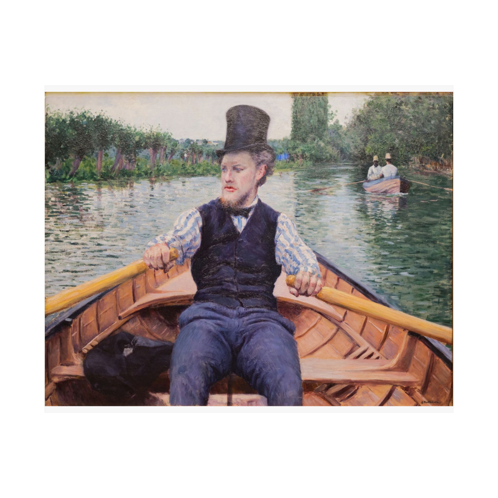 gustave caillebotte boating party gustave caillebotte boating party