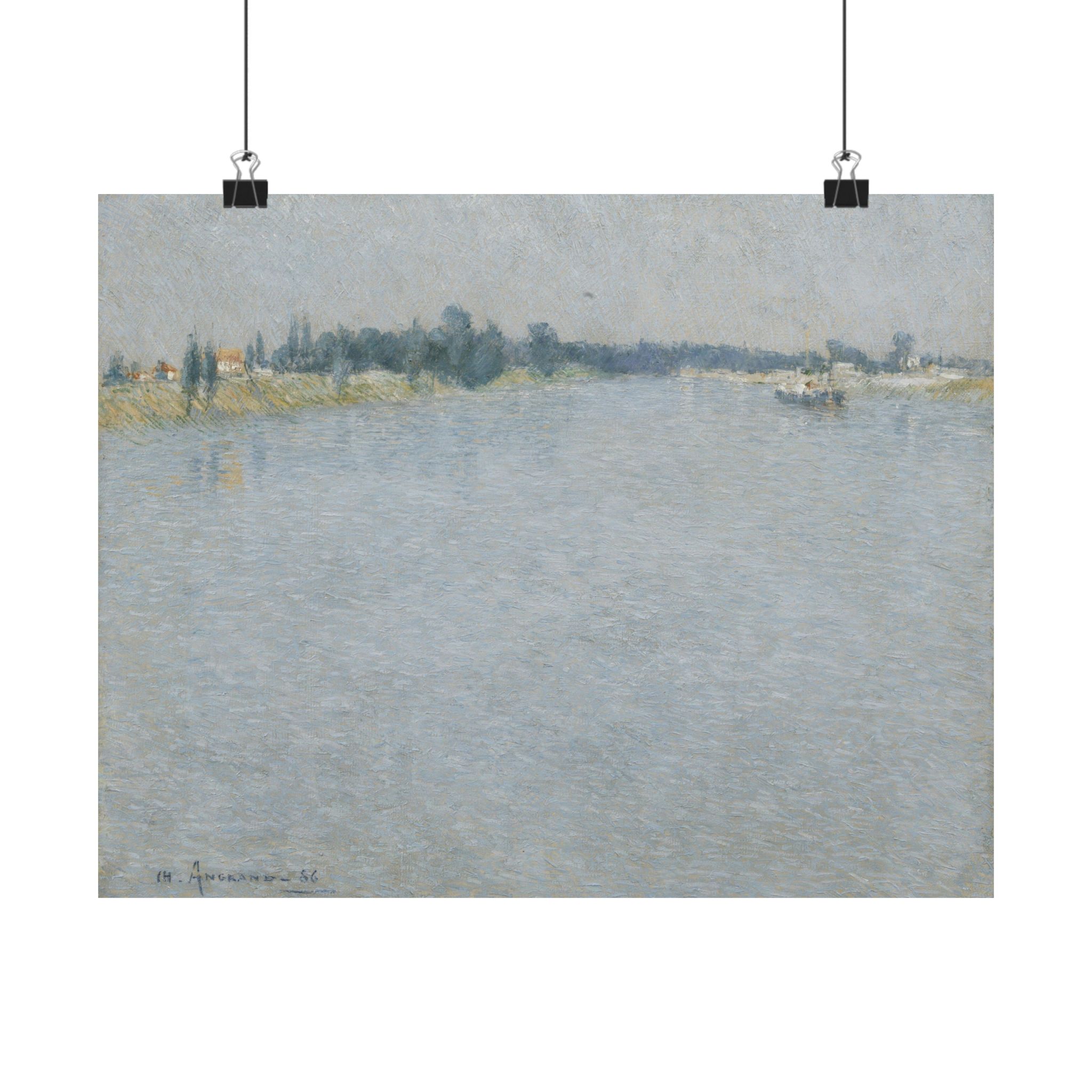 vincent van gogh de seine, ochtend