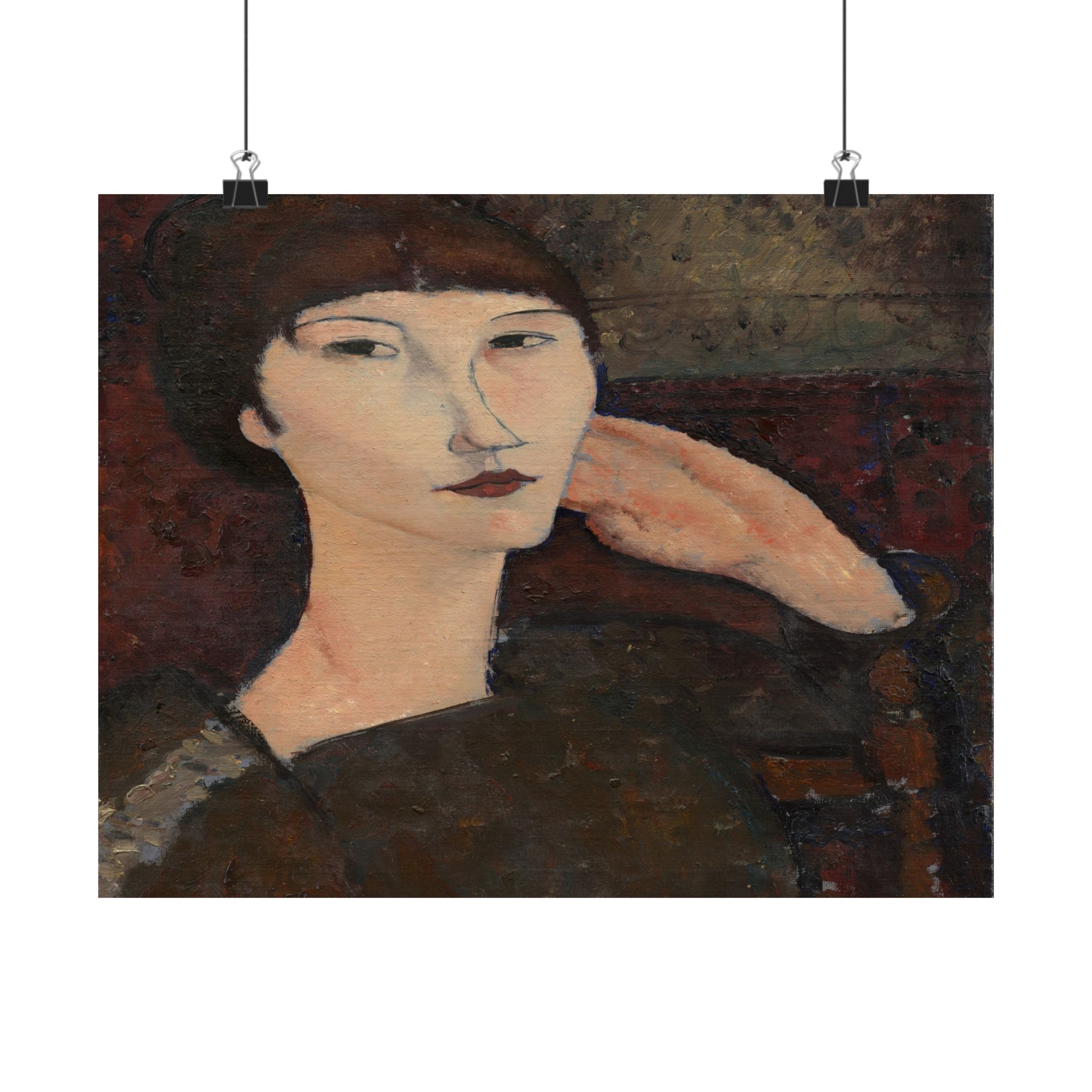 amedeo modigliani adrienne (woman with bangs)