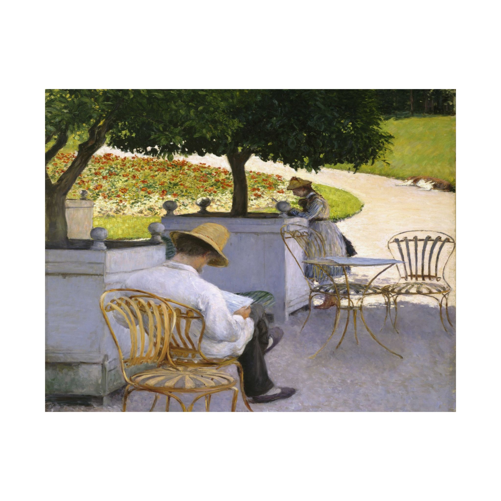 gustave caillebotte the orange trees gustave caillebotte the orange trees