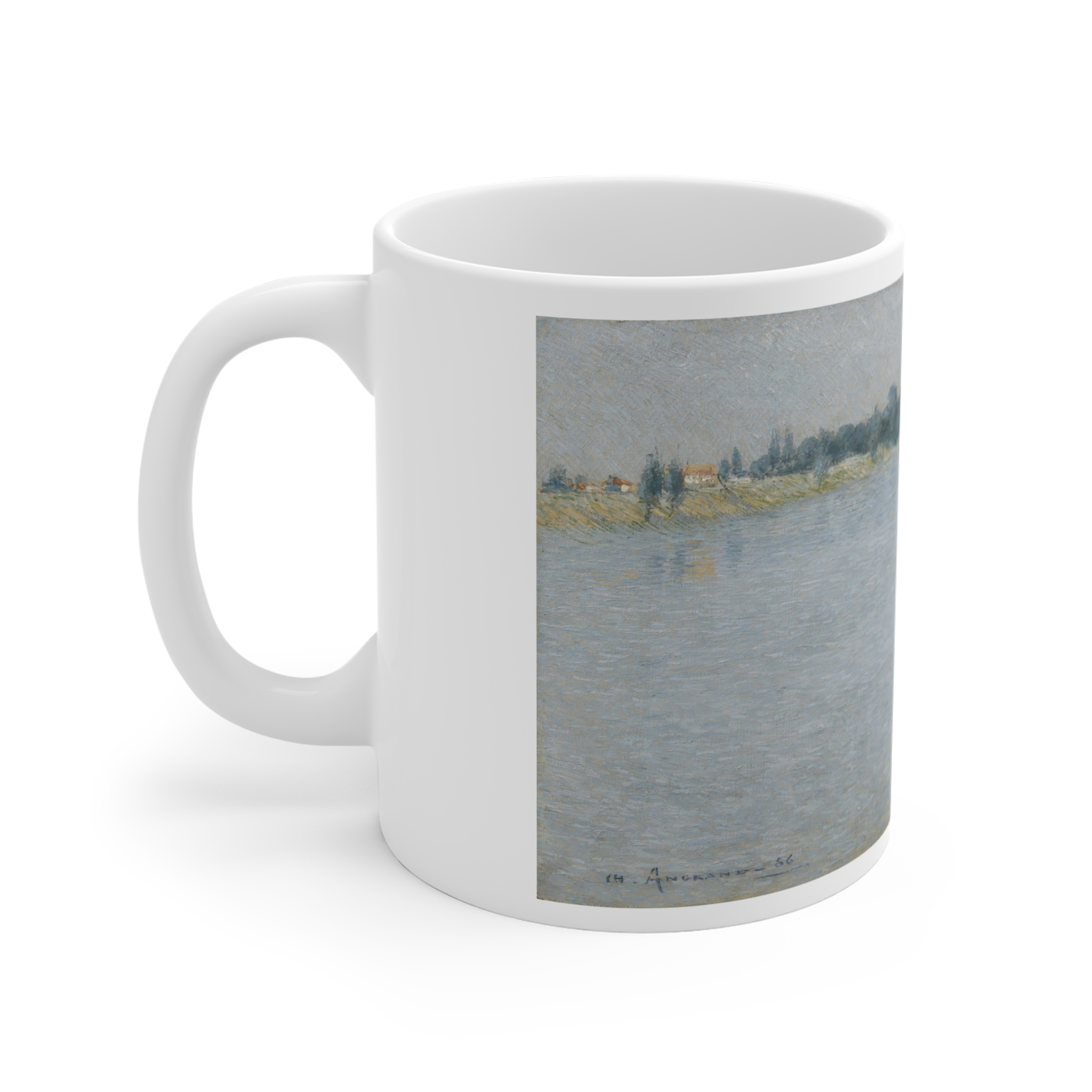 vincent van gogh de seine, ochtend vincent van gogh de seine, ochtend
