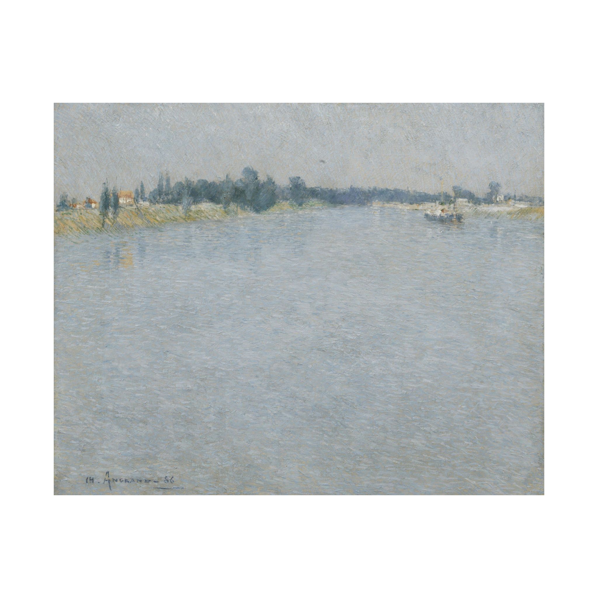 vincent van gogh de seine, ochtend vincent van gogh de seine, ochtend