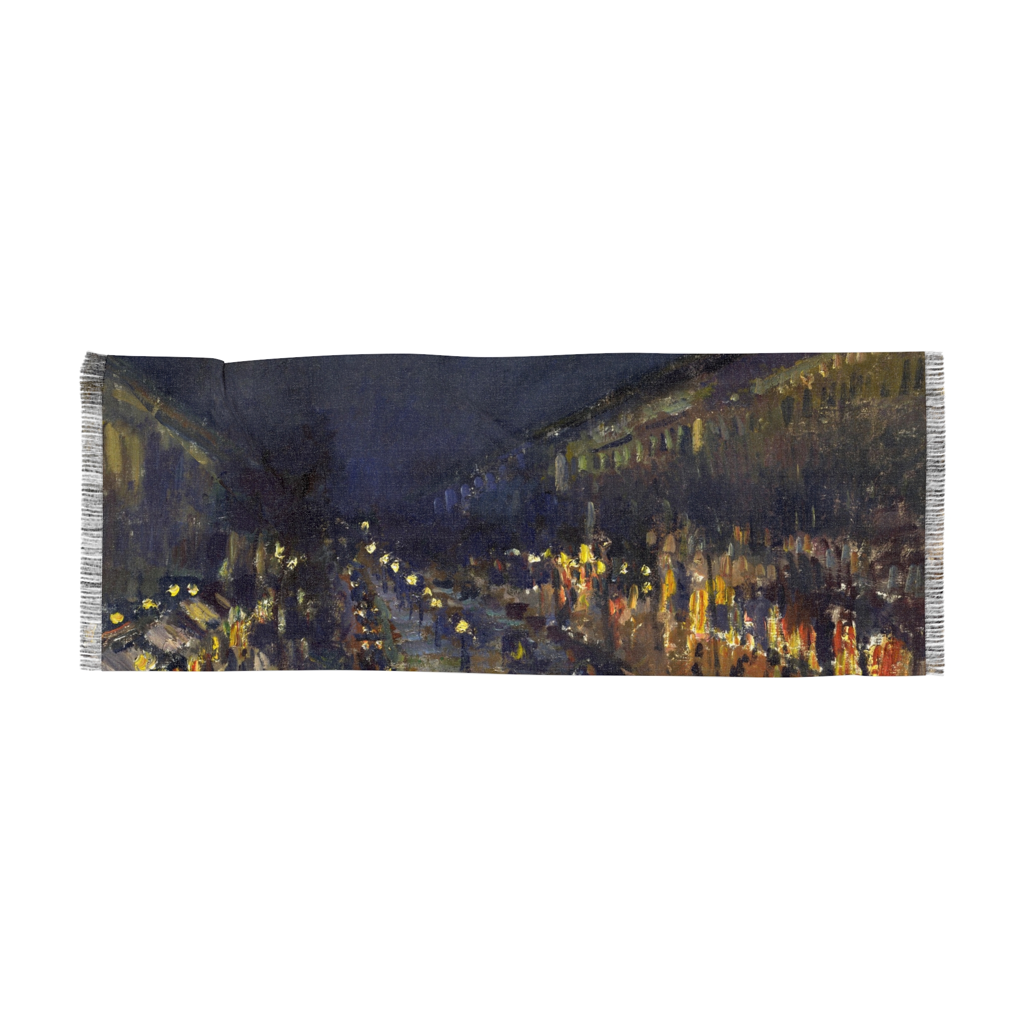 Camille Pissarro - The Boulevard Montmartre at Night